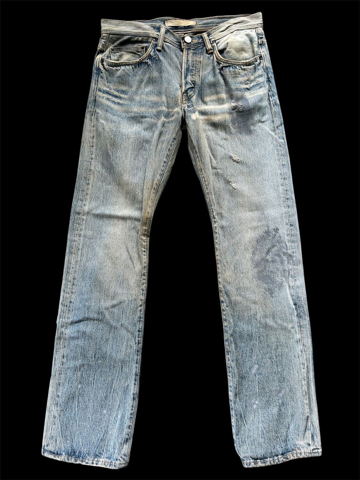 Hysteric Glamour × Vintage Distressed Denim Craft Size US 33 - 1 Thumbnail