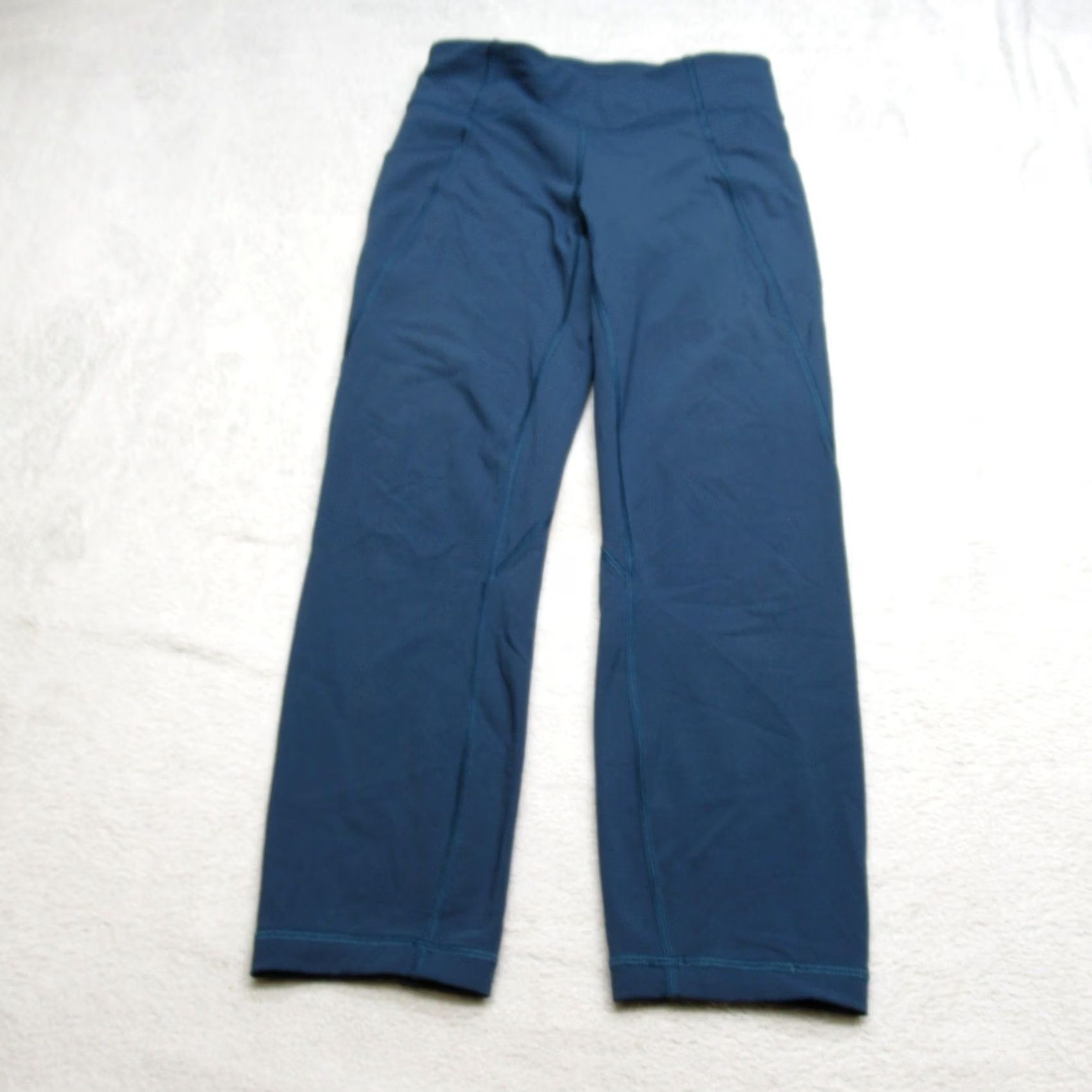 Lululemon Lululemon Leggings 6 Womens Sea Blue Time To Sweat Crop 23" Yoga 3 Pockets Flex Size 28" / US 6 / IT 42 - 3 Thumbnail
