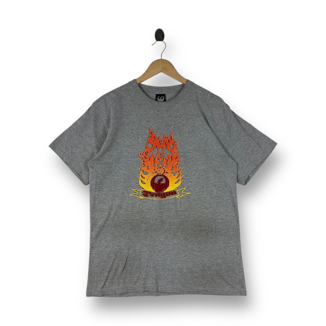 Other Vintage 90s DRAGON skateboard fire logo skate tee Size US M / EU 48-50 / 2 - 1 Thumbnail