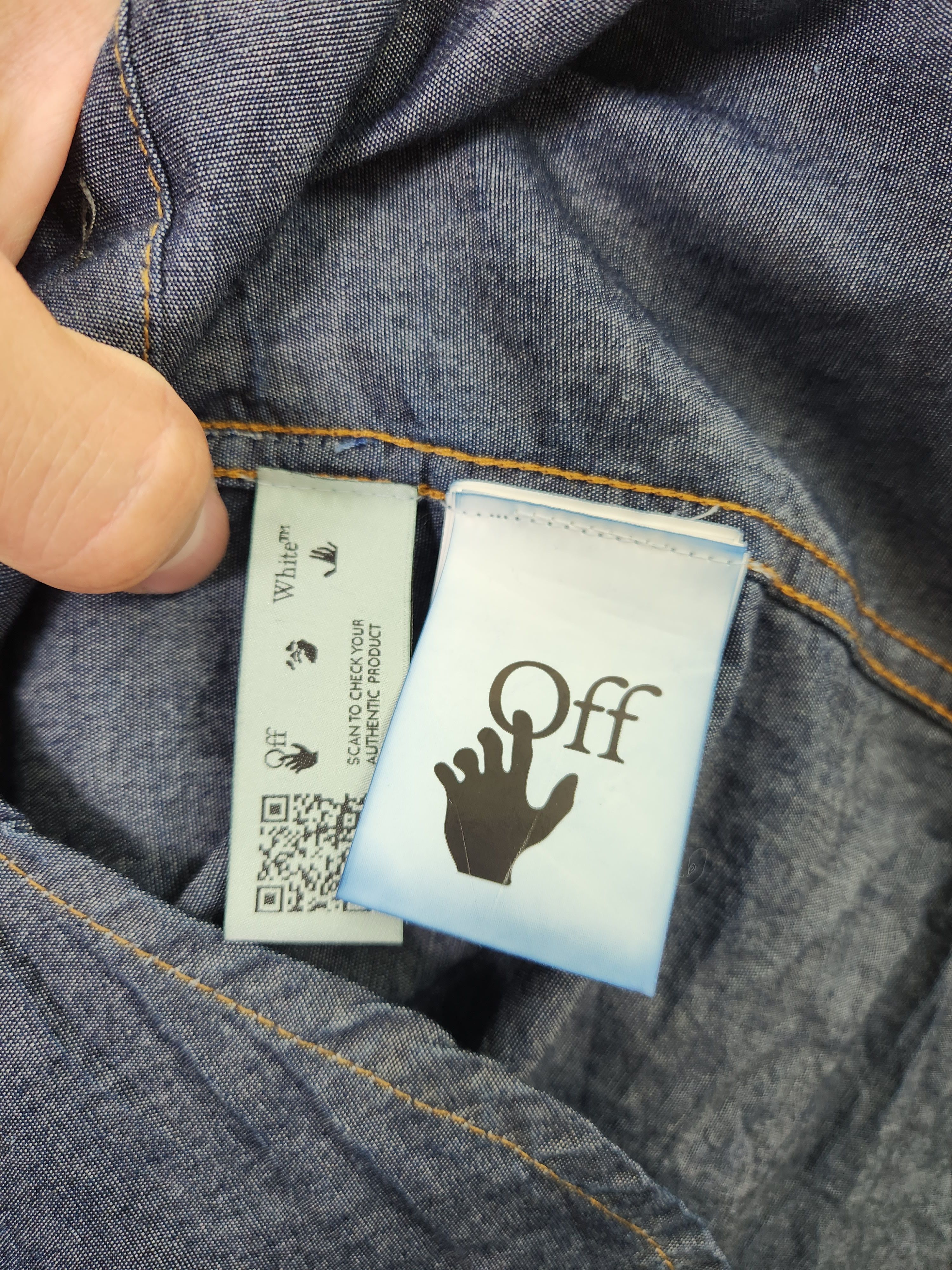 Off-White Off white c/o Virgil abloh staff garment 2013 denim shirt Size M / US 6-8 / IT 42-44 - 13 Thumbnail