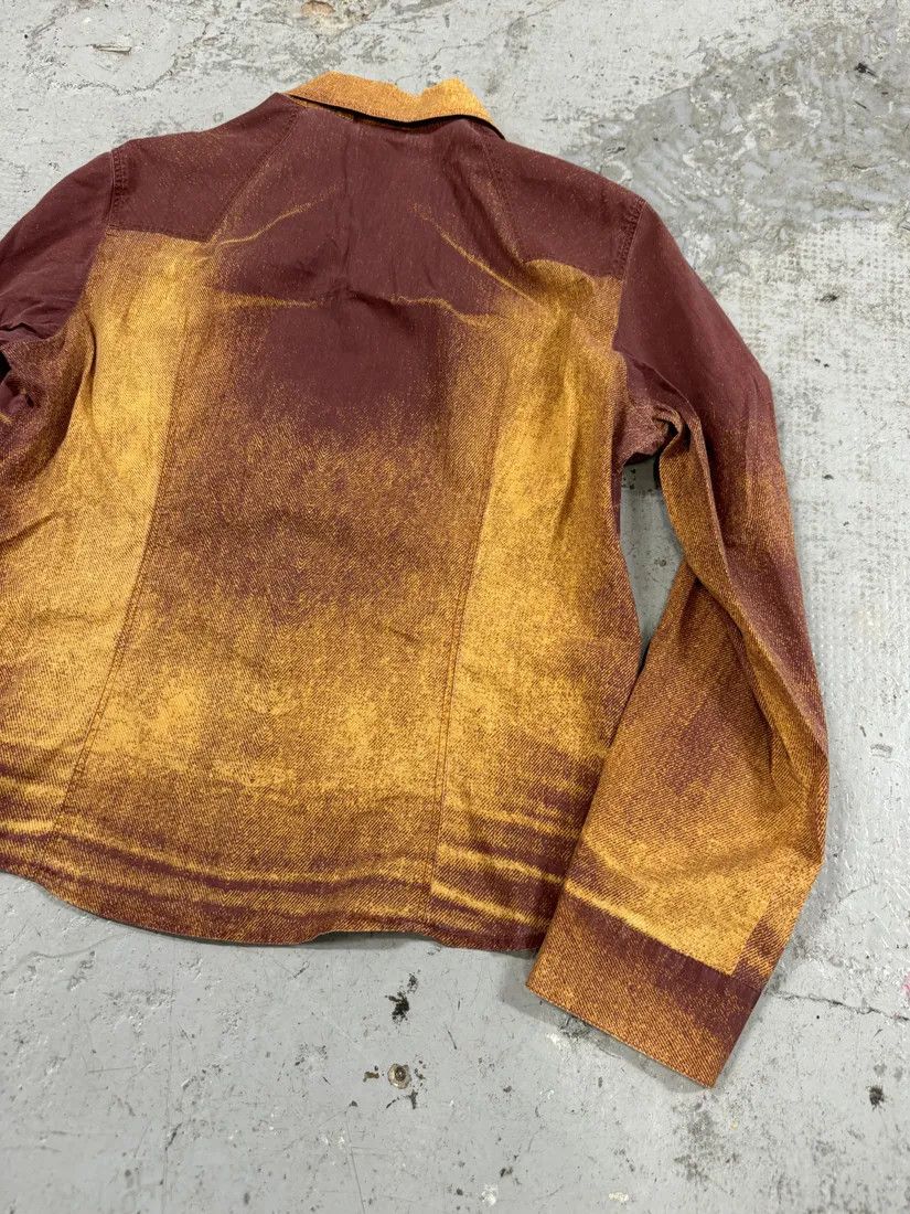 Designer × Roberto Cavalli × Vintage SS2004 Cavalli Sunset Purple & Orange Vitality Shirt Size US XS / EU 42 / 0 - 4 Thumbnail