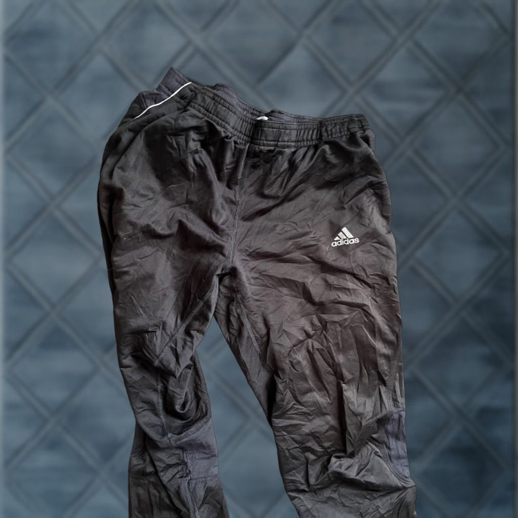 Adidas Adidas Run Formotion Pants Men's Black Small Ankle Zip Tapered Jogger Activewear Training Pockets Lightweight Moisture Wicking Easy Care Size US 29 - 1 Thumbnail