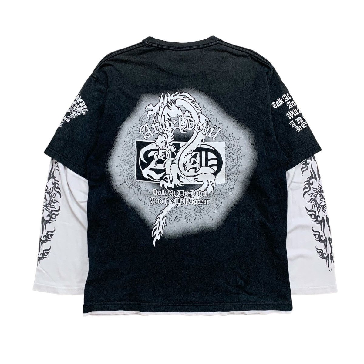 goa風 archive long sleeve t-shirt 00ss 00S Archive Goa Long Sleeve Fade T-Shirt | eBay