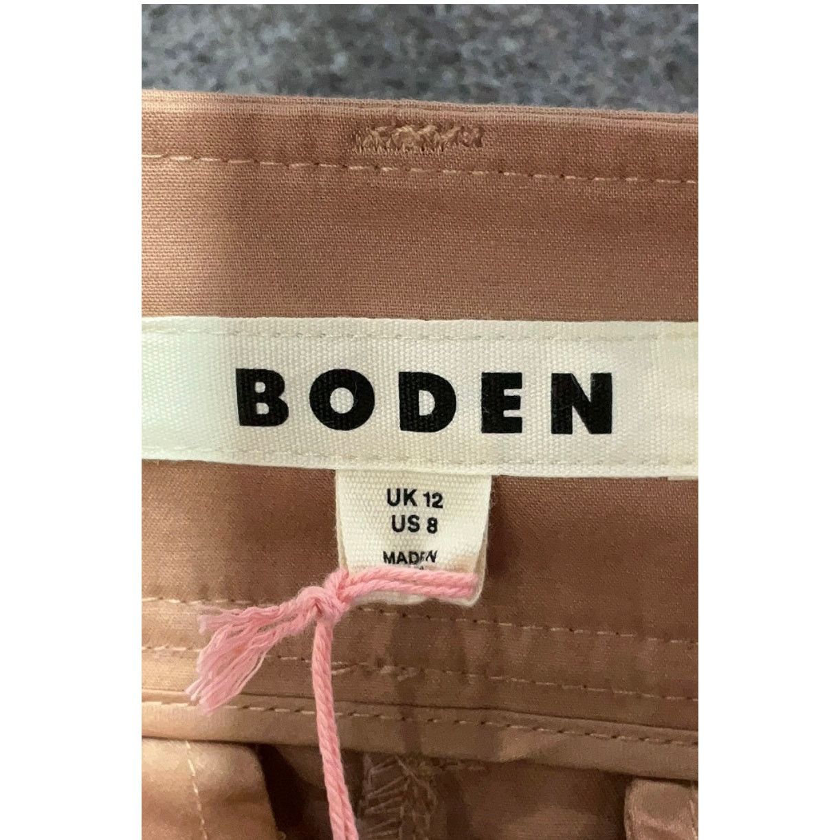 Boden Boden Westbourne Sateen Shorts Brown/Taupe Khaki Shorts 8 Size 30" / US 8 / IT 44 - 10 Thumbnail