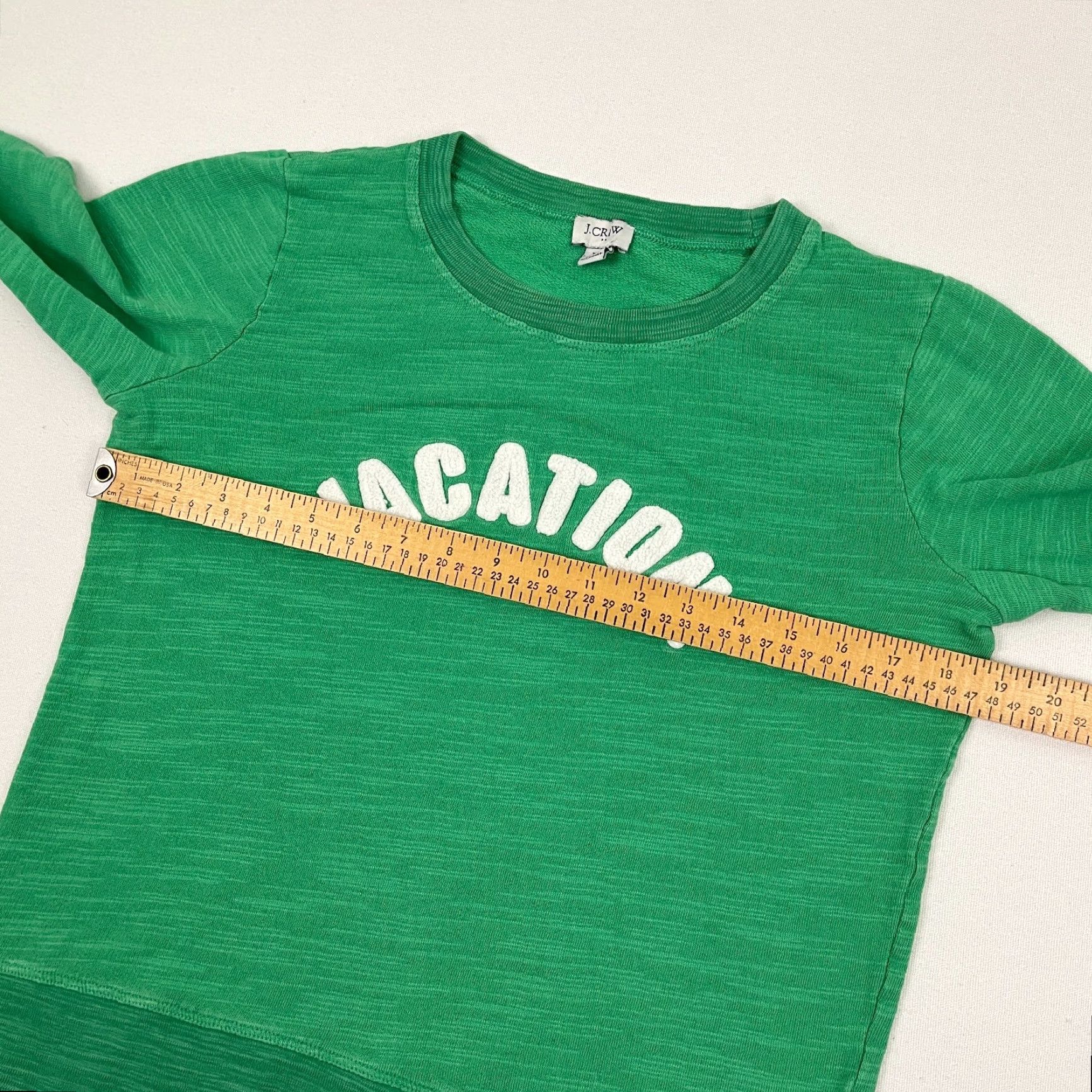 J.Crew J Crew Sweater Women XS Green Vacation Graphic Cruise Resort Sweatshirt Pullover Size XS / US 0-2 / IT 36-38 - 5 Thumbnail