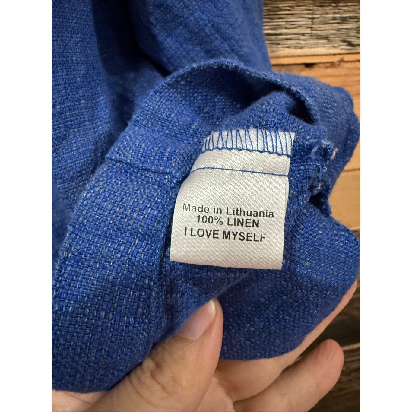 FLAX Flax linen blue button front jacket pockets size 1G (XL) Size XL / US 12-14 / IT 48-50 - 6 Thumbnail