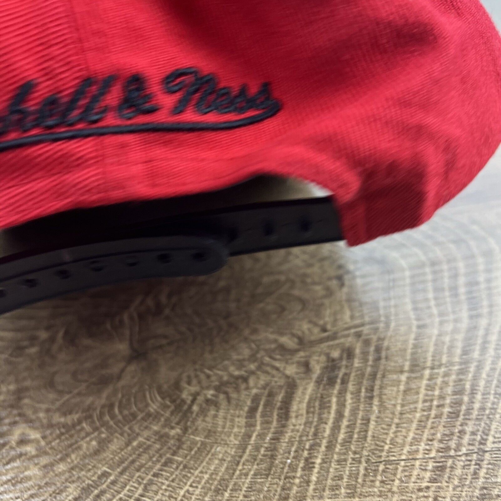 Mitchell & Ness Houston Rockets Snapback Hat Red Mitchell & Ness Adjustable Size ONE SIZE - 11 Thumbnail