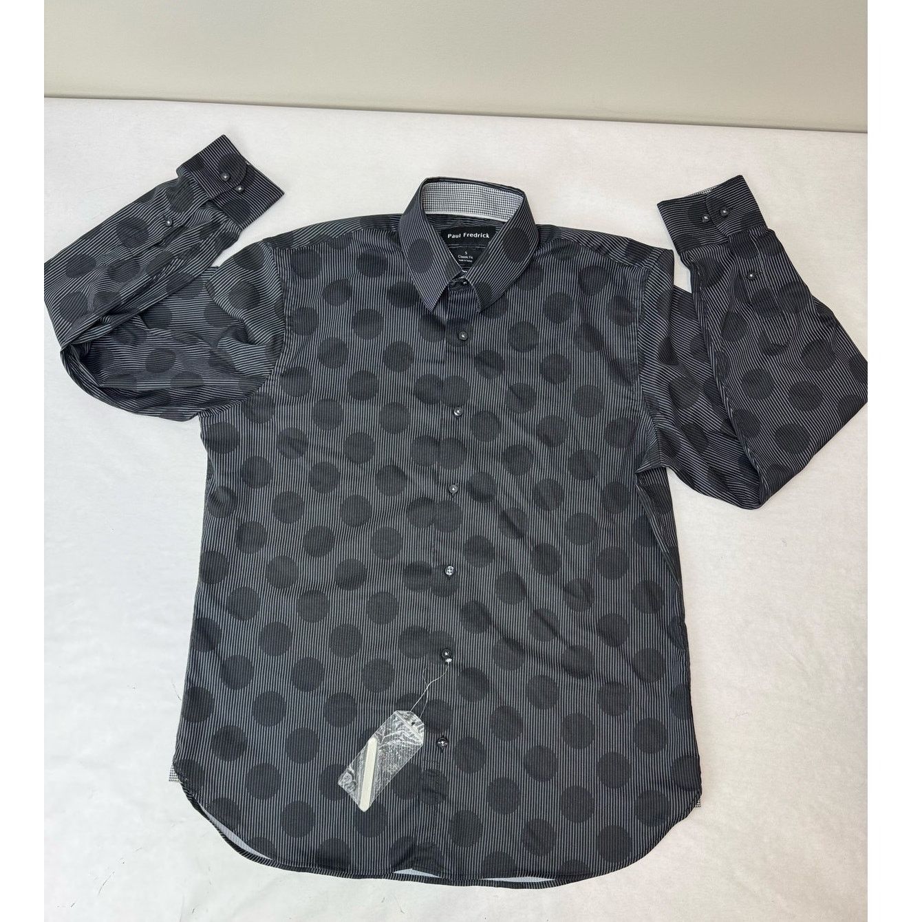 Paul Fredrick NWT Paul Frederick Button Down Dress Shirt Contrast Small Size US S / EU 44-46 / 1 - 1 Thumbnail