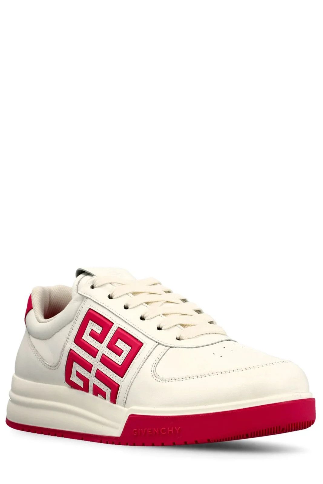 Givenchy o1srvl11e1224 4G Logo Detailed Lop Top Sneakers in Red/White Size US 9 / EU 42 - 3 Thumbnail