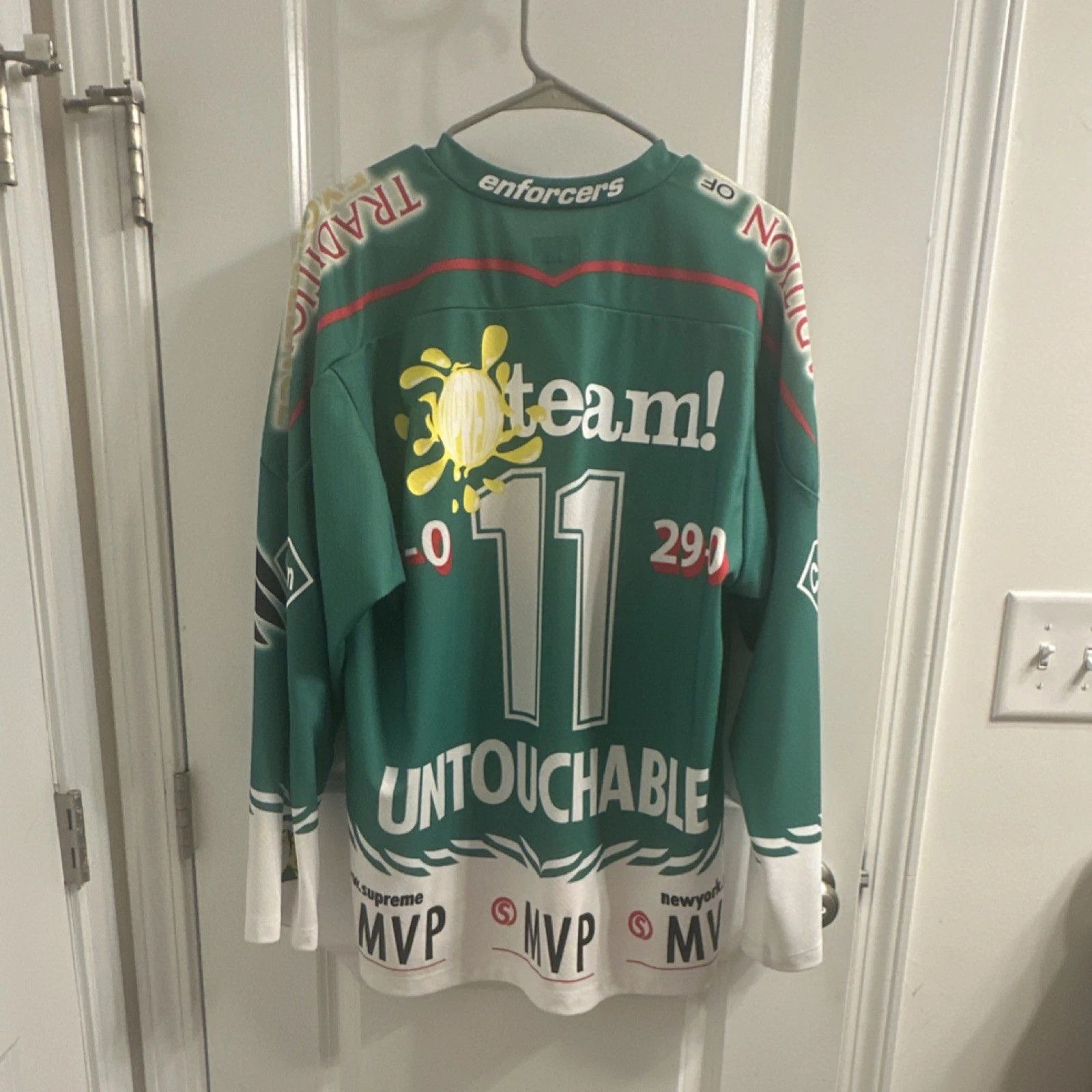 Supreme Supreme Eagle Moto Jersey Green Size US M / EU 48-50 / 2 - 3 Thumbnail
