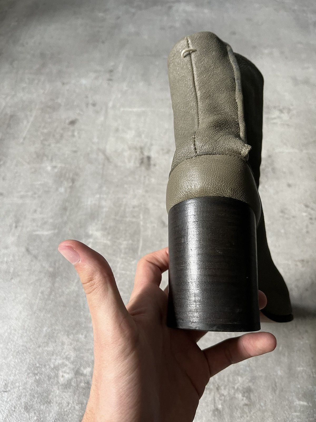 Maison Margiela Maison Margiela Tabi heel leather boots Size US 11 / IT 41 - 20 Thumbnail