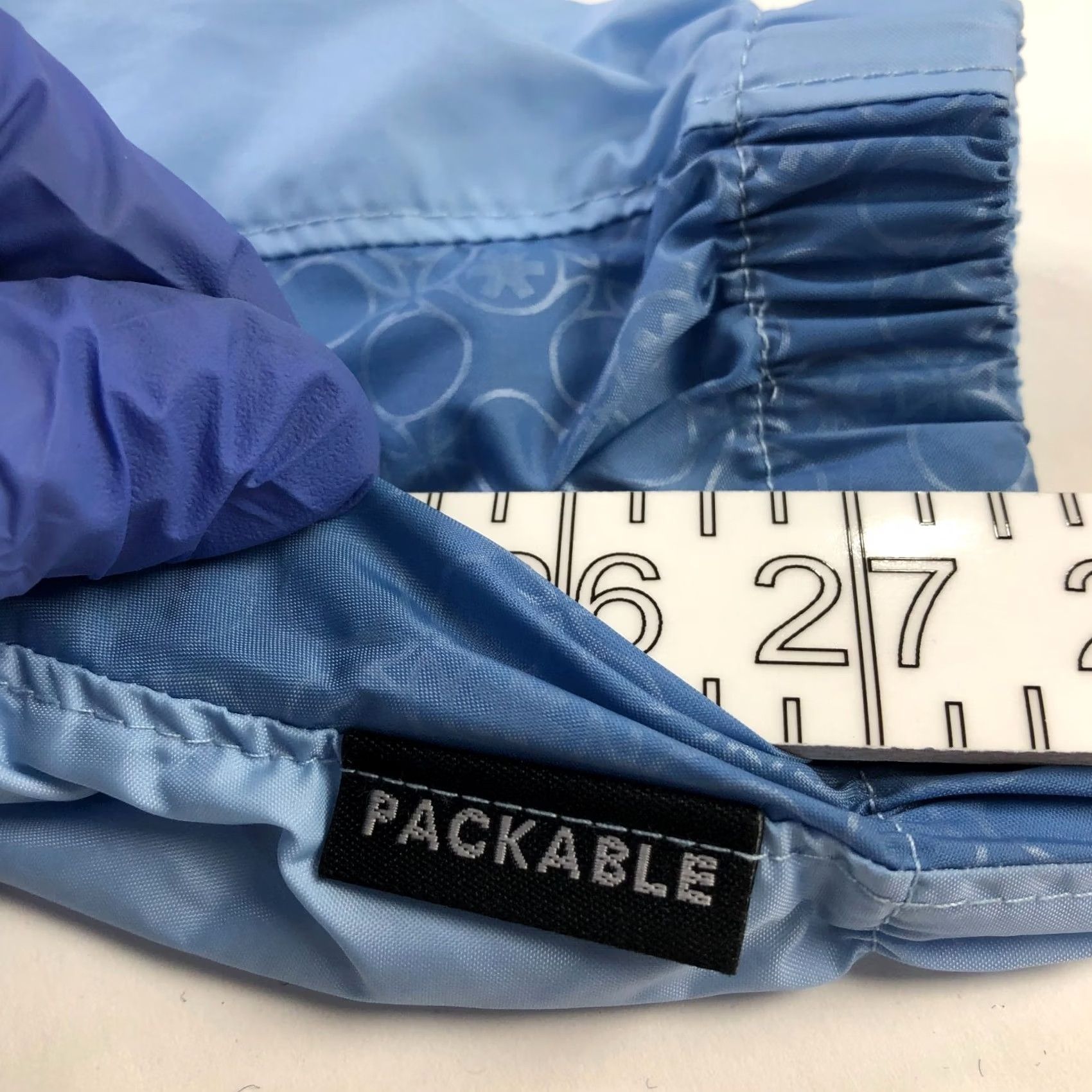 Vintage Columbia Womens Packable Stow Waterproof Jacket Shirt Adult M Light Blue Jacket Woman, Lightweight, Navy? Size M / US 6-8 / IT 42-44 - 5 Thumbnail