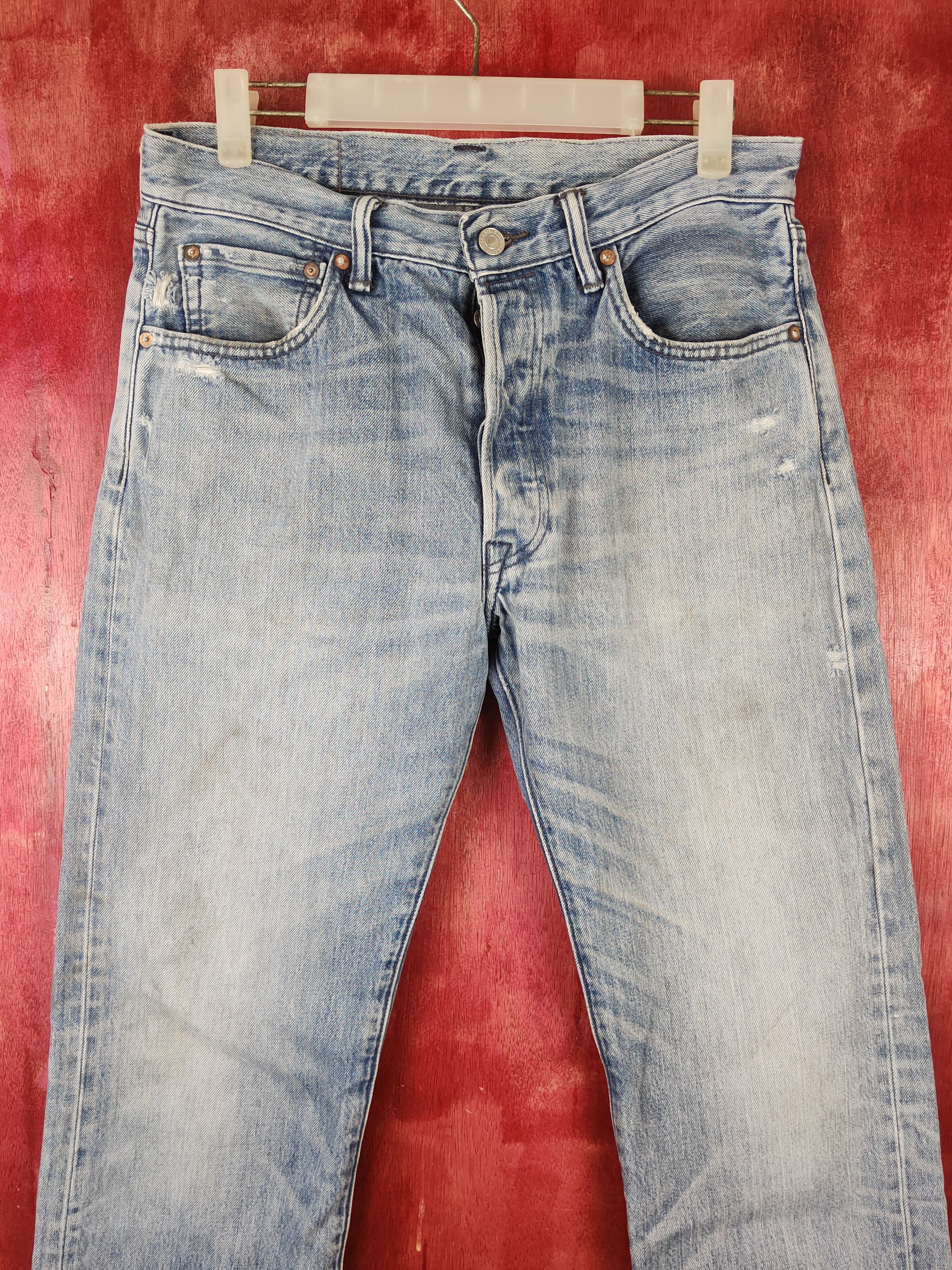 Levi's Levi's Blue Faded vintage Denim Pants #S1374 Size US 32 / EU 48 - 2 Thumbnail