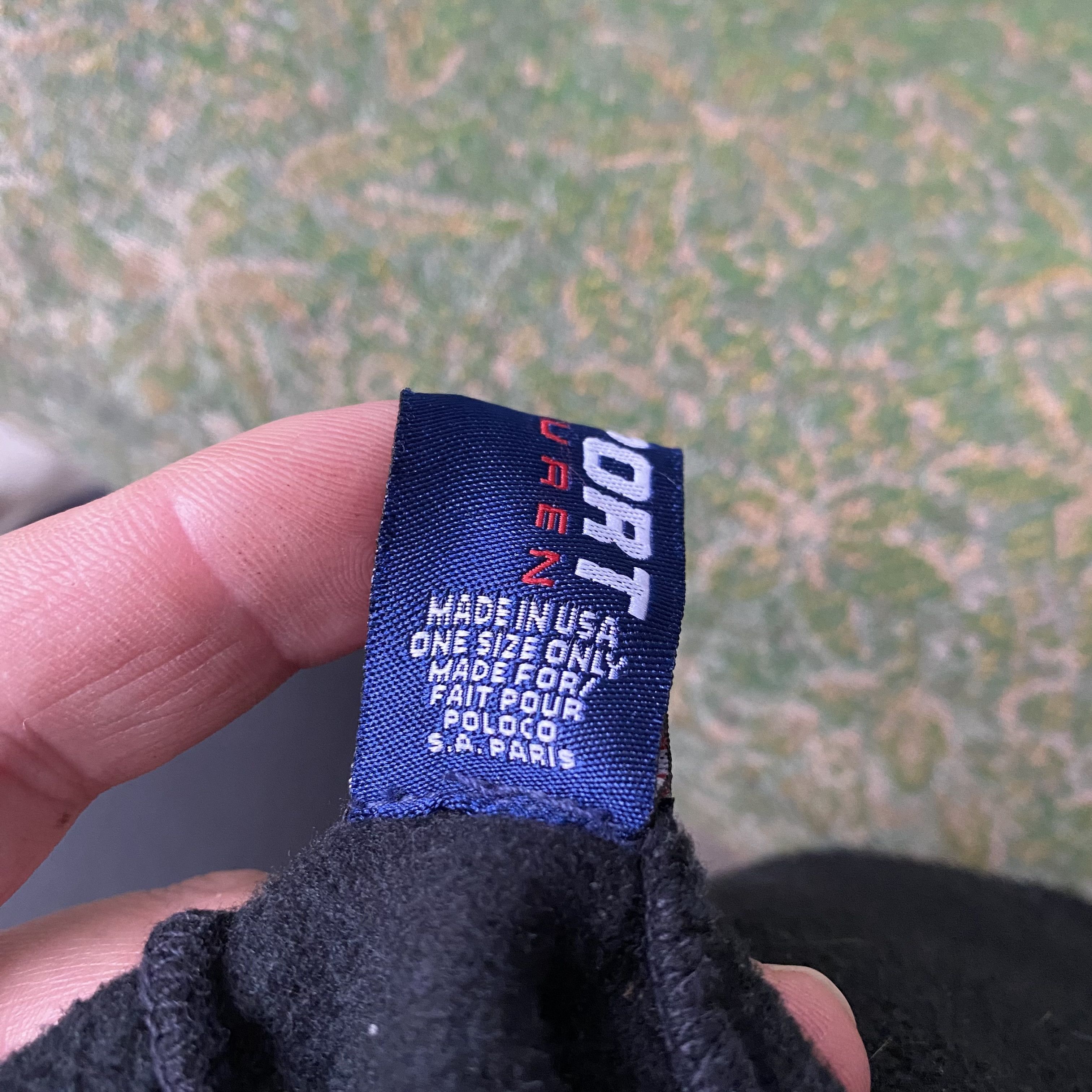 Polo Ralph Lauren Vintage 90s Polo Ralph Lauren Fleece Hat Y2K Polo Sport Size ONE SIZE - 5 Thumbnail