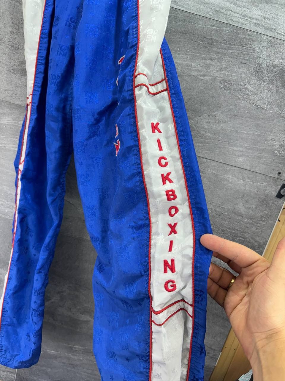 Vintage TOP TEN Kickboxing Mens Track Pants Straight Size S Size US 30 / EU 46 - 12 Thumbnail