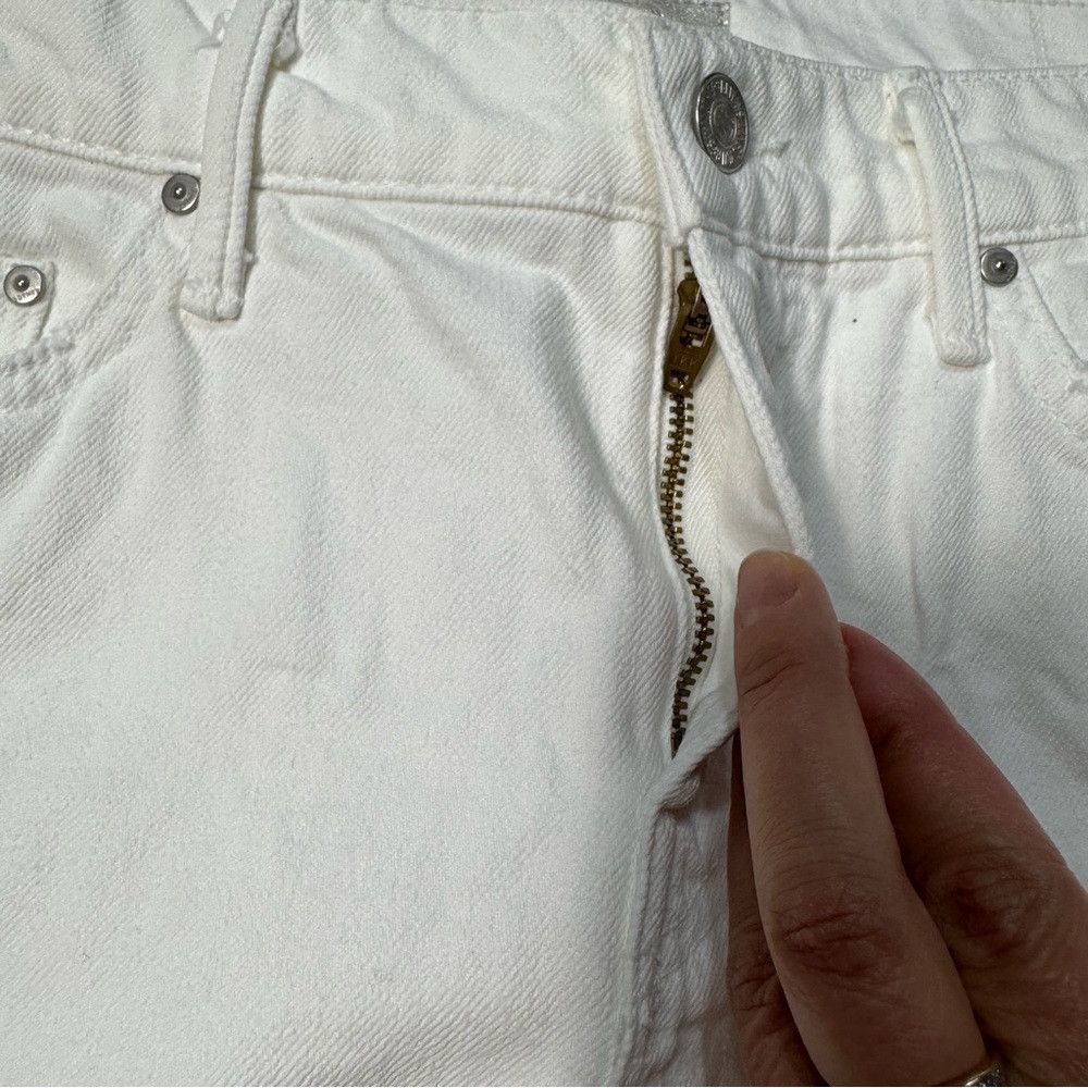 MOTHER Mother Peg Mini Fray White Party Crashers Skirt Size 26 Size 26" / US 2 / IT 38 - 5 Thumbnail