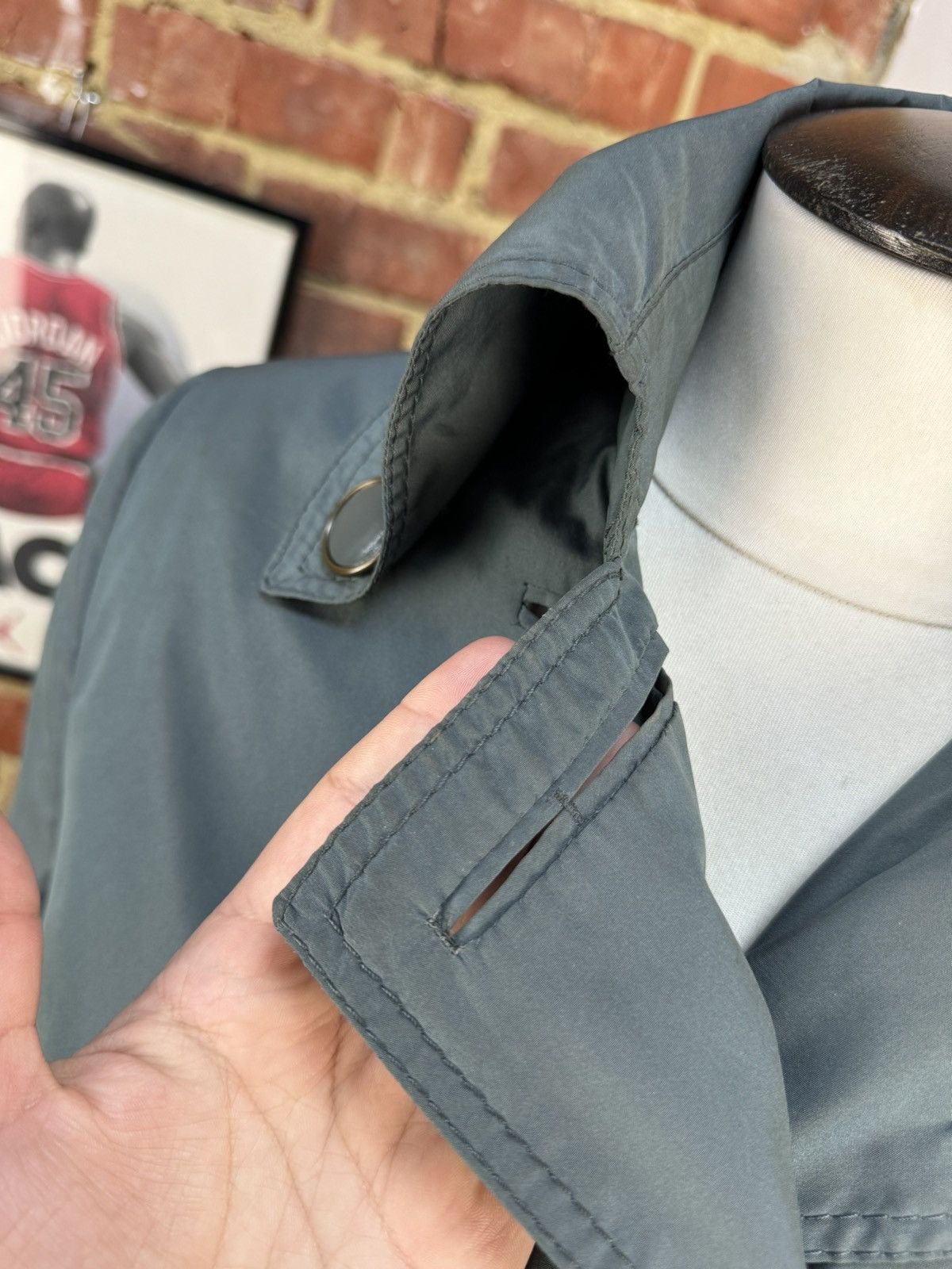 Stella McCartney × Vintage STELLA McCARTNEY 2008 Massive Button Belt Trench Jacket Size M / US 6-8 / IT 42-44 - 17 Thumbnail