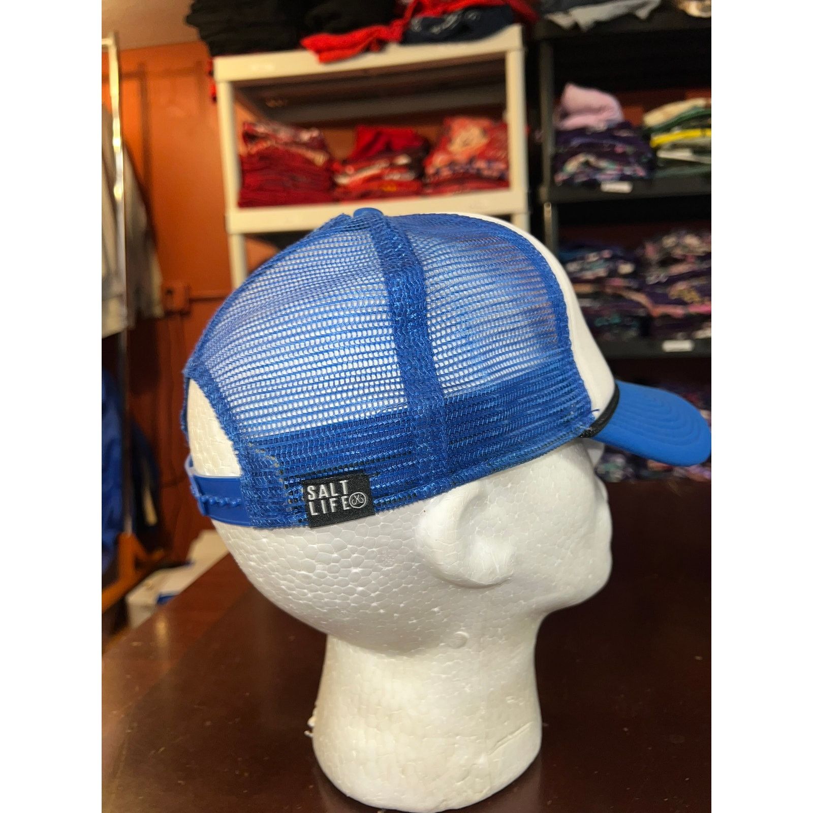Vintage Salt Life Hat Board & Gun Club No Sea Rough Snapback Cap Size ONE SIZE - 5 Thumbnail
