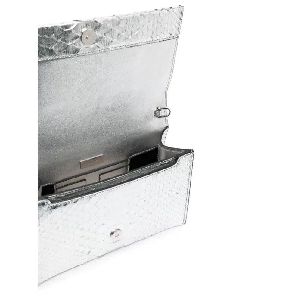 Tom Ford o1loc1c0526 L1619 Size: OS / TF Logo Disco Bag in Silver Size ONE SIZE - 2 Thumbnail