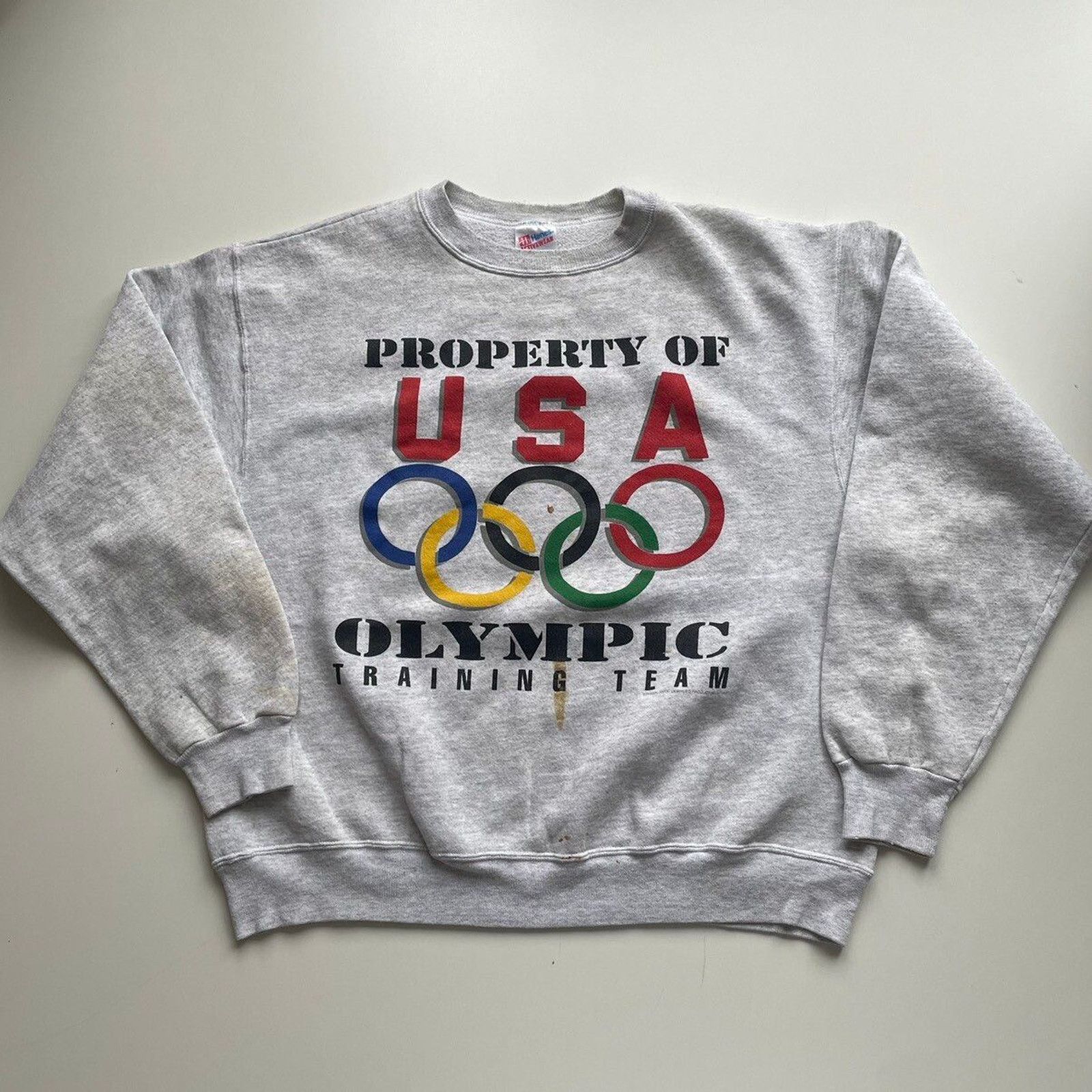 Hanes Vintage 90s USA Olympic Training Team Crewneck XXL Rare Size US XL / EU 56 / 4 - 1 Thumbnail