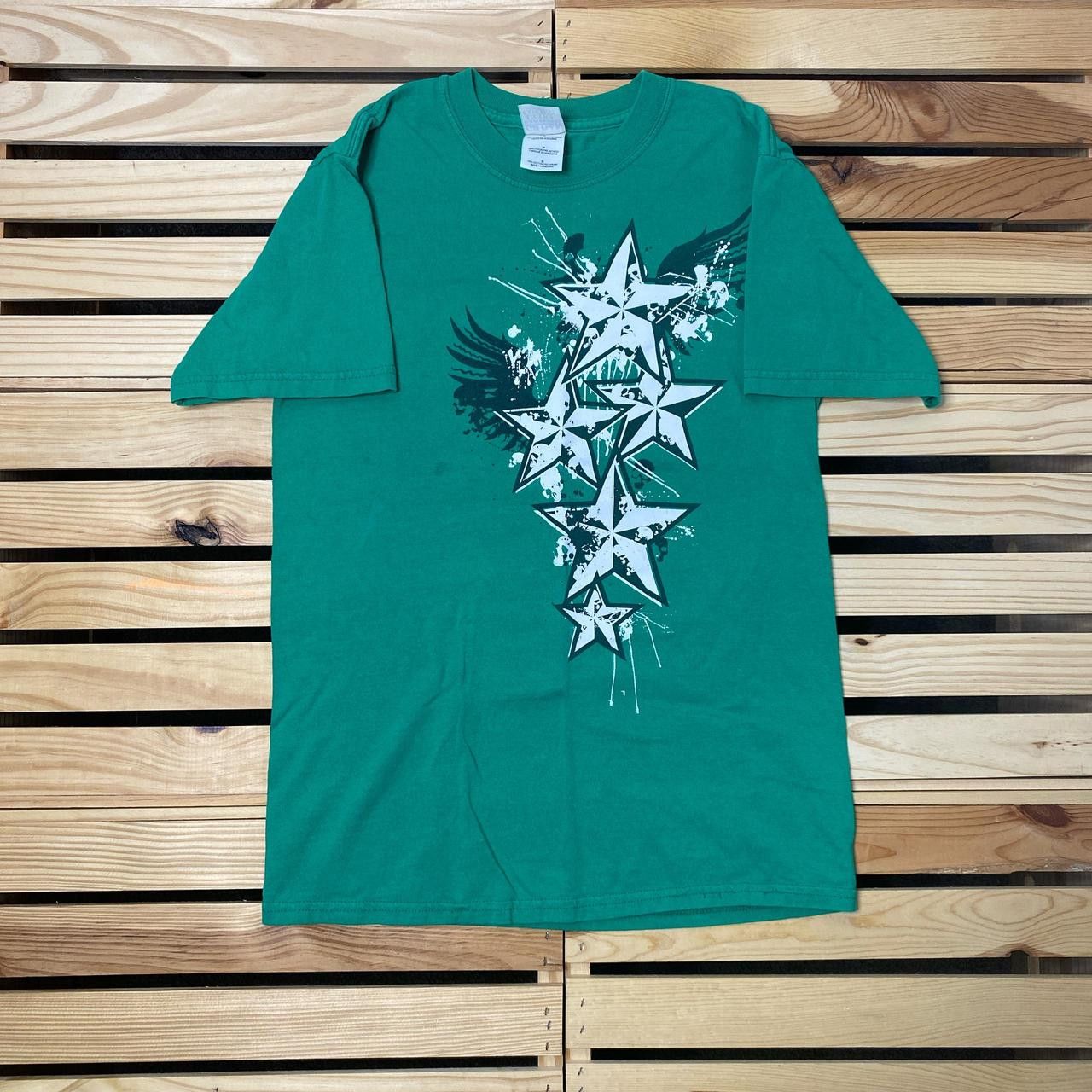 Gildan Nautical Stars Green Y2K Tee Size Small Size US S / EU 44-46 / 1 - 1 Thumbnail