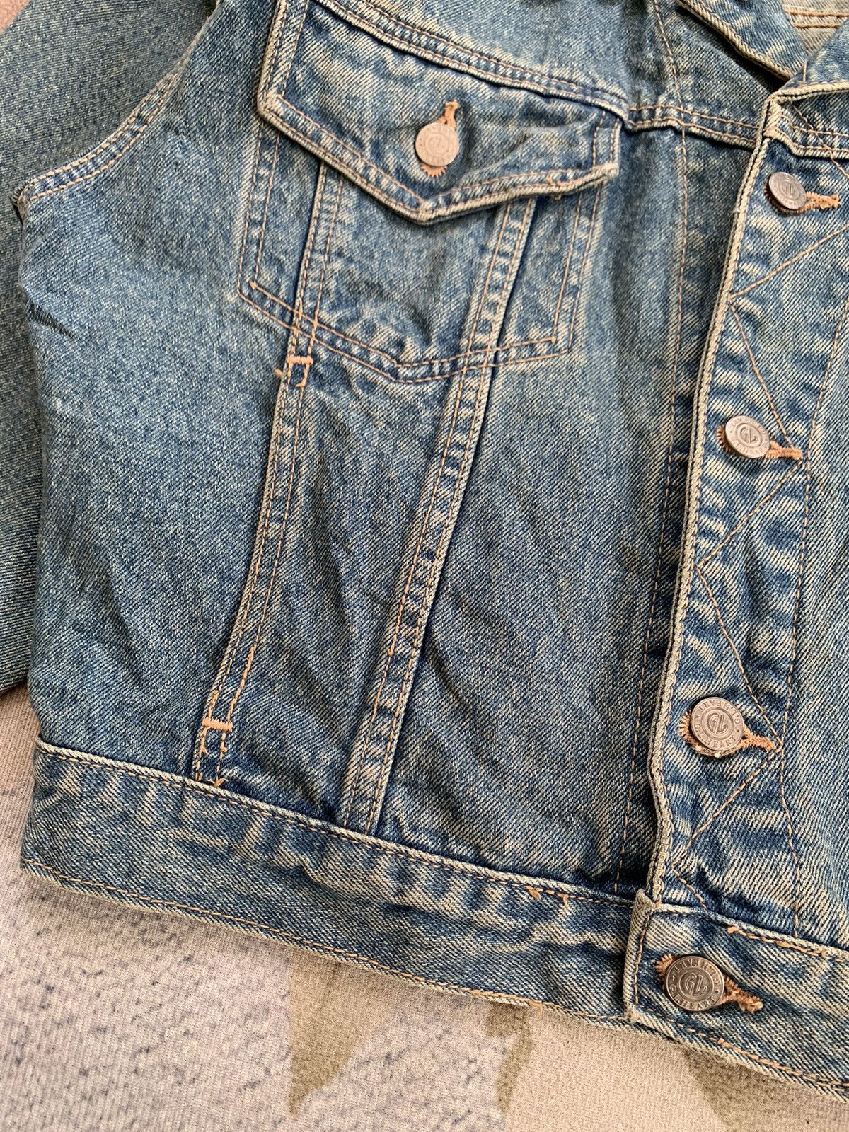 Japanese Brand GL HEART DENIM TRUCKER JACKET Size US M / EU 48-50 / 2 - 6 Thumbnail