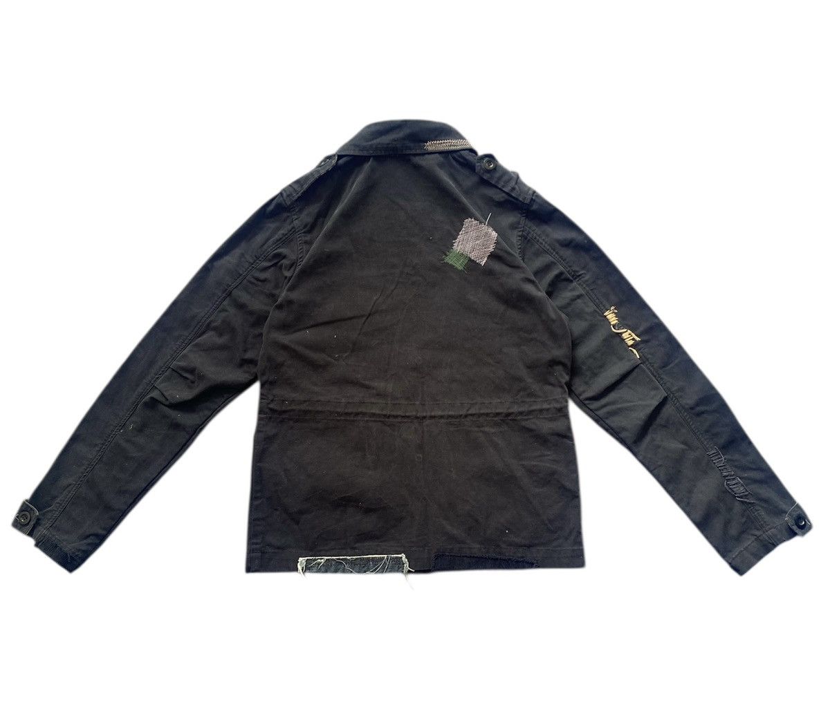 Japanese Brand Slow Wear M-65 Custom Patchwork Field Jacket Size US S / EU 44-46 / 1 - 4 Thumbnail