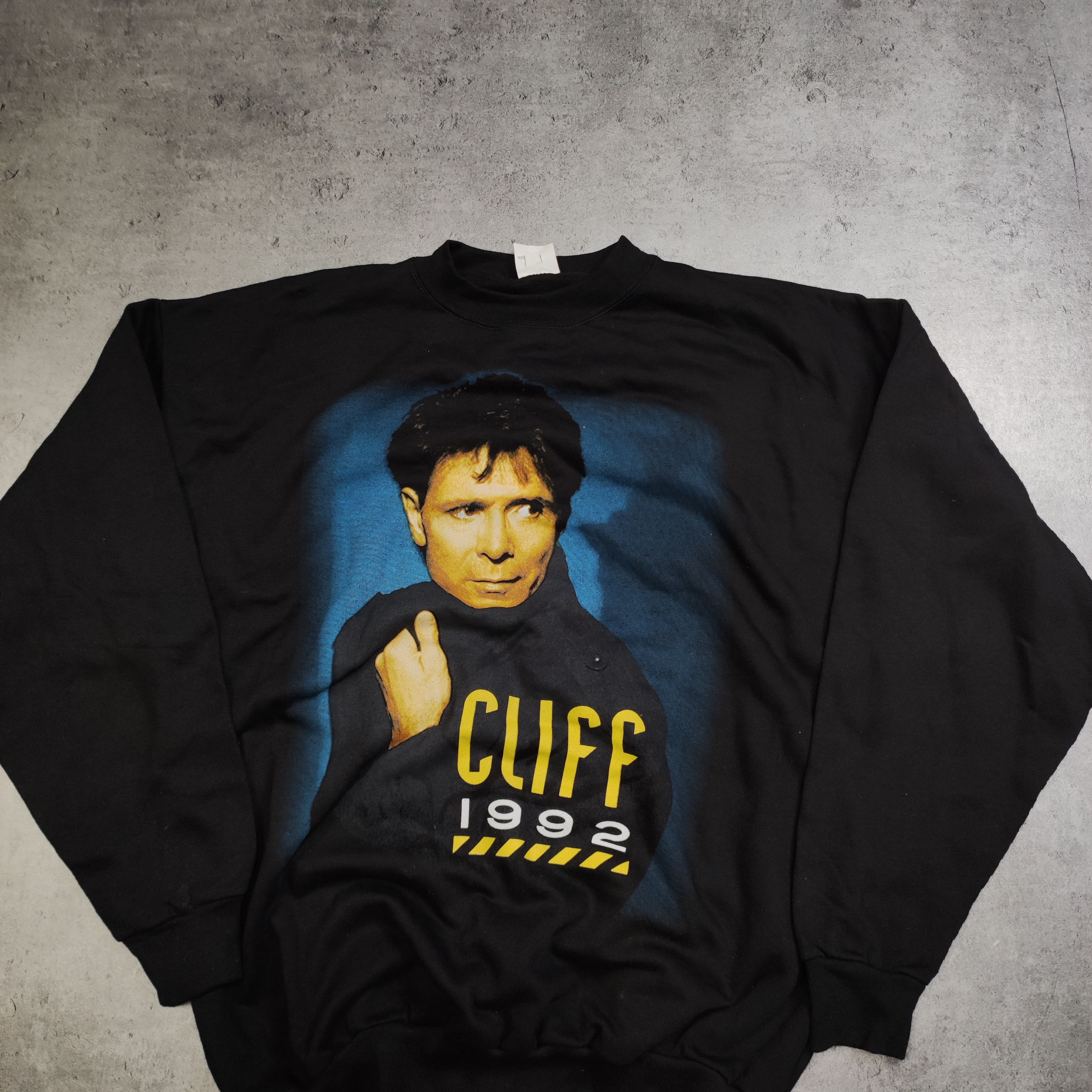 Band Tees × Vintage RARE Cliff Richards 1992 European Tour Merch Crewneck Size US XL / EU 56 / 4 - 3 Thumbnail