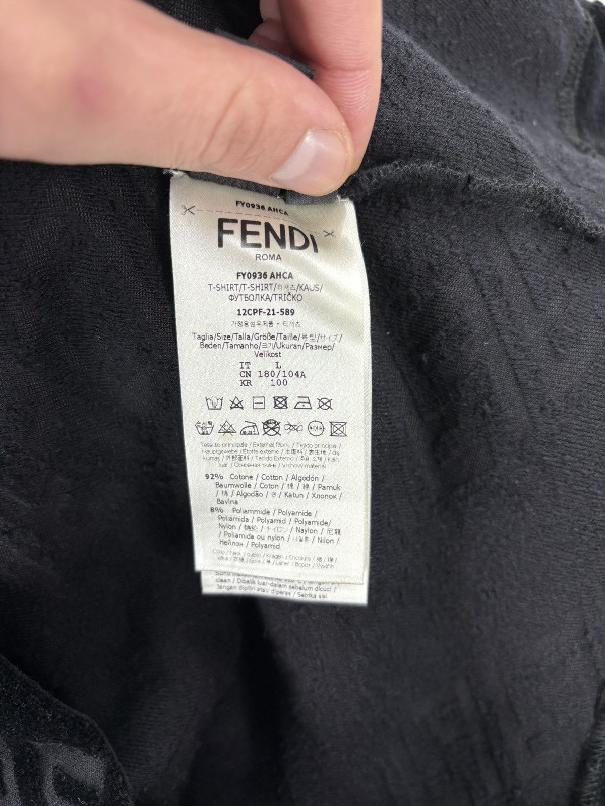 Fendi Mens corduroy t shirt monogram FENDI Size L Color Black Size US L / EU 52-54 / 3 - 15 Thumbnail