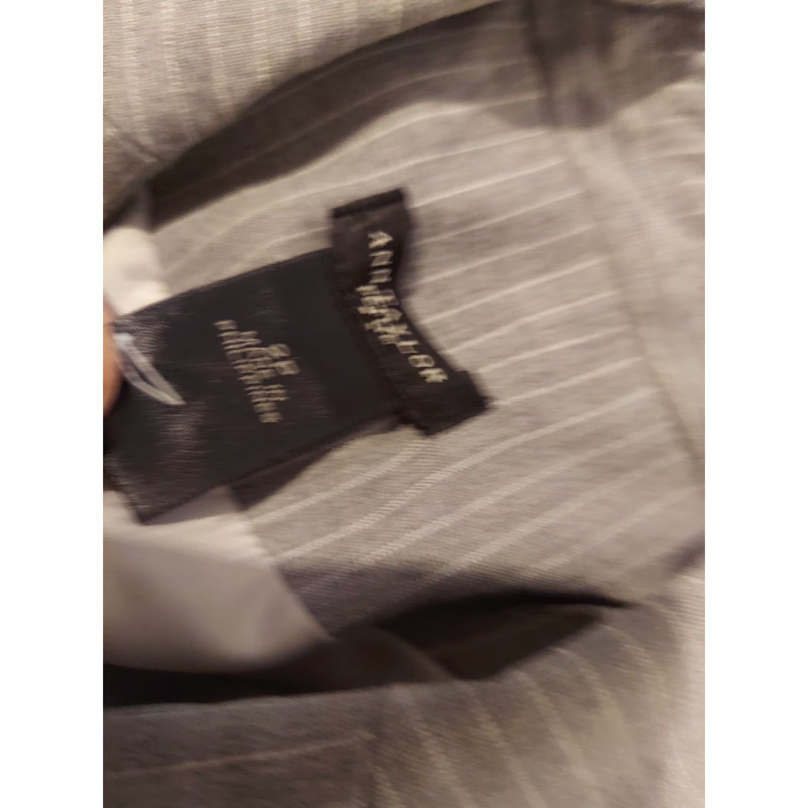Ann Taylor Ann Taylor Womens Blazer 2P Petite Gray Jacket Size XS / US 0-2 / IT 36-38 - 3 Thumbnail