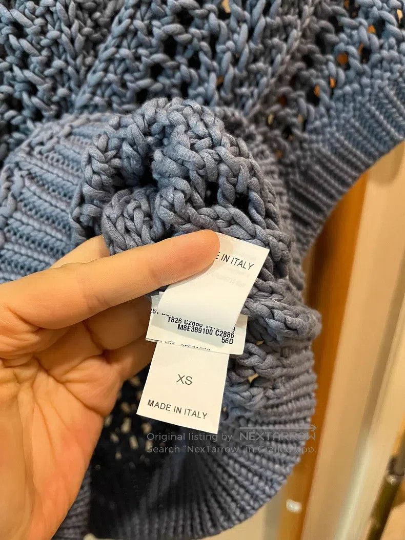 Brunello Cucinelli Brunello Cucinelli Knitted Openwork Top Size XS / US 0-2 / IT 36-38 - 8 Thumbnail
