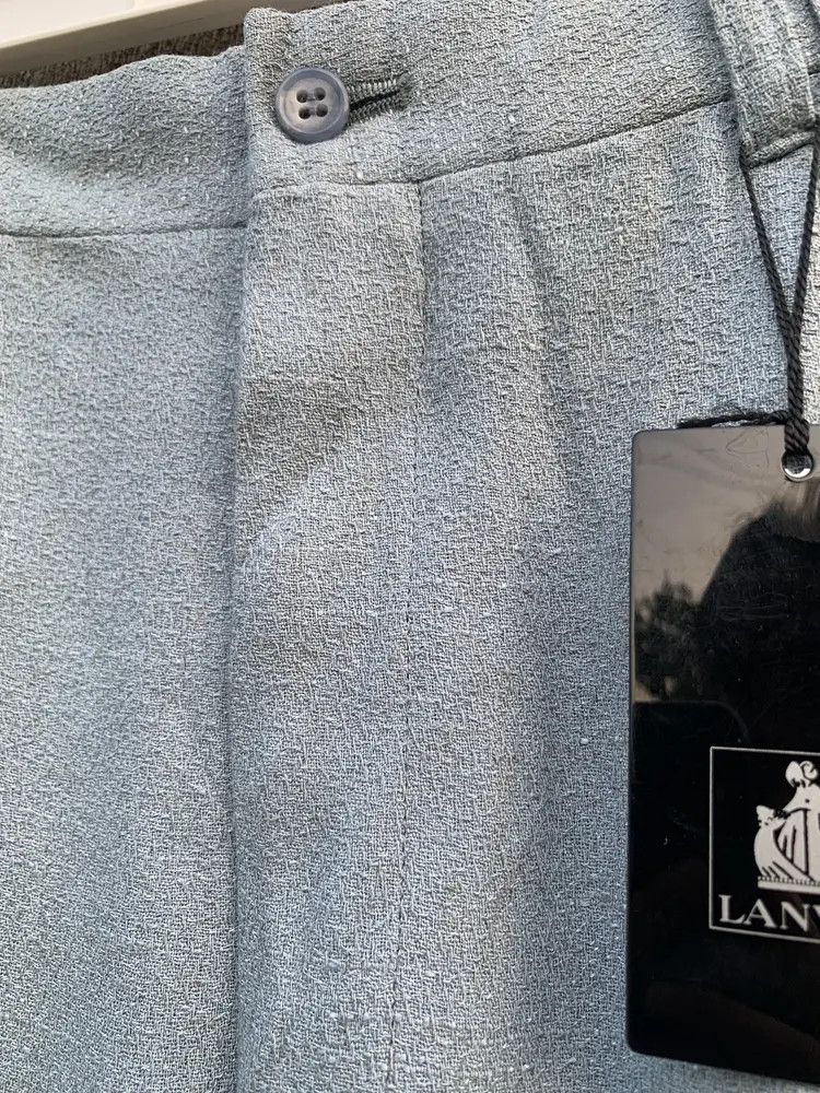 Lanvin NEW Lanvin emboss textured trouser pants Size US 32 / EU 48 - 4 Thumbnail