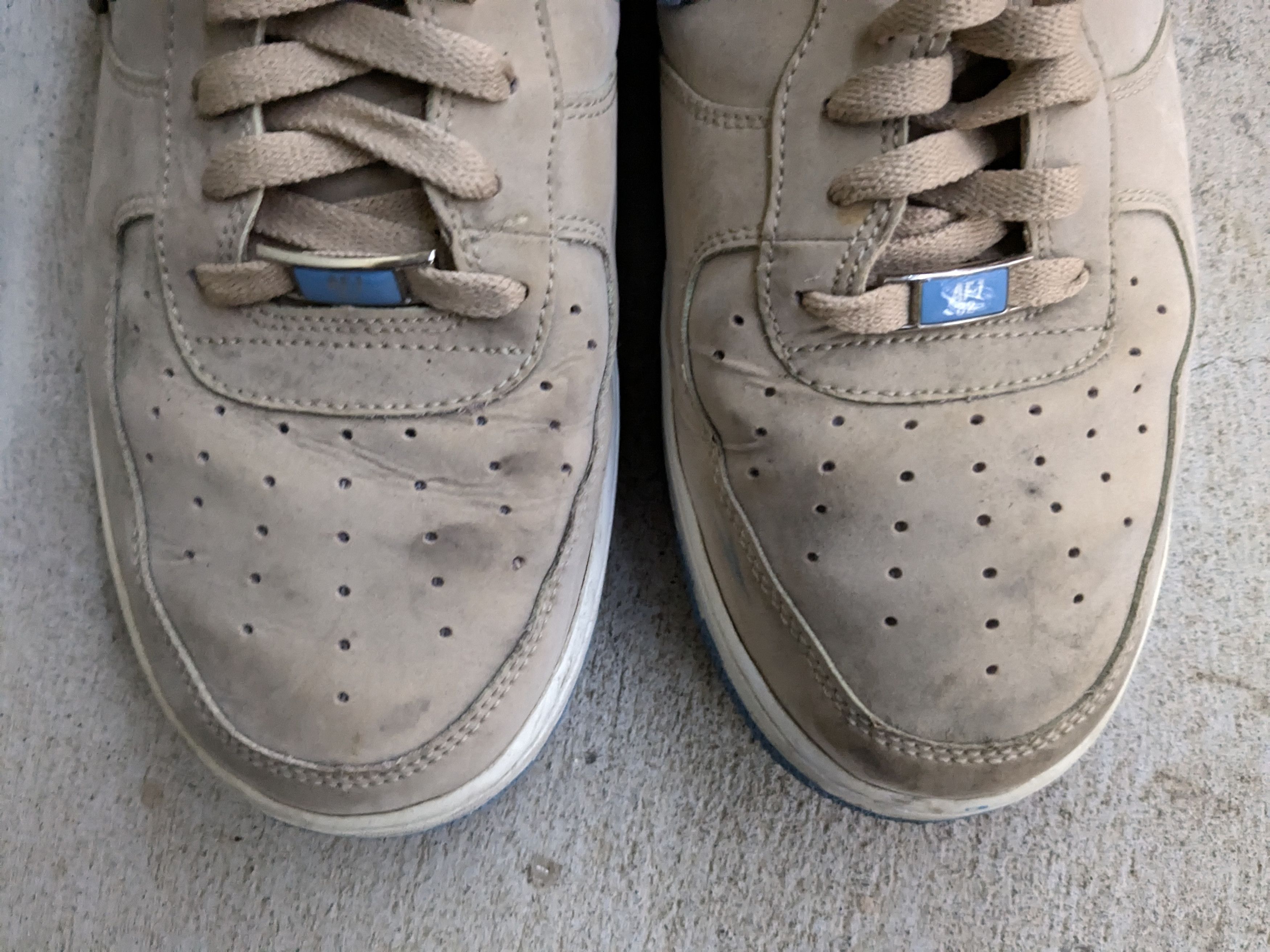 Nike Nike Air Force 1 Low '07 Linen University Blue 315122-241 Size US 12 / EU 45 - 3 Thumbnail