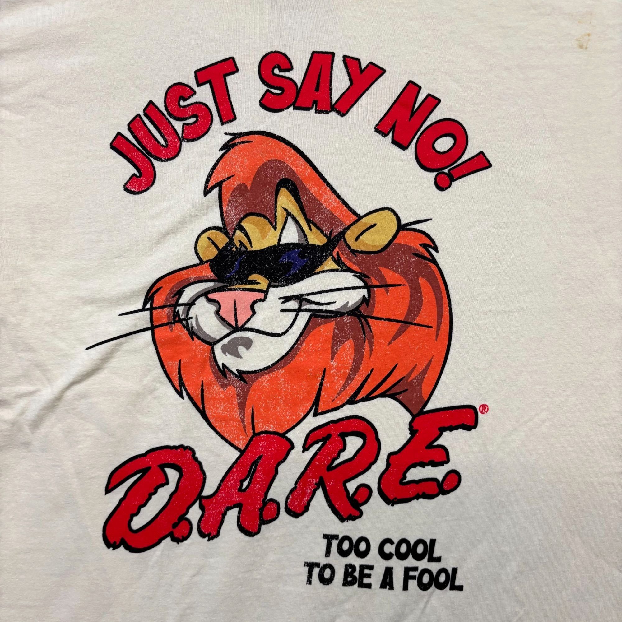 Other Just Say No D.A.R.E. Too Cool To Be A Fool Tee L Size US L / EU 52-54 / 3 - 2 Thumbnail