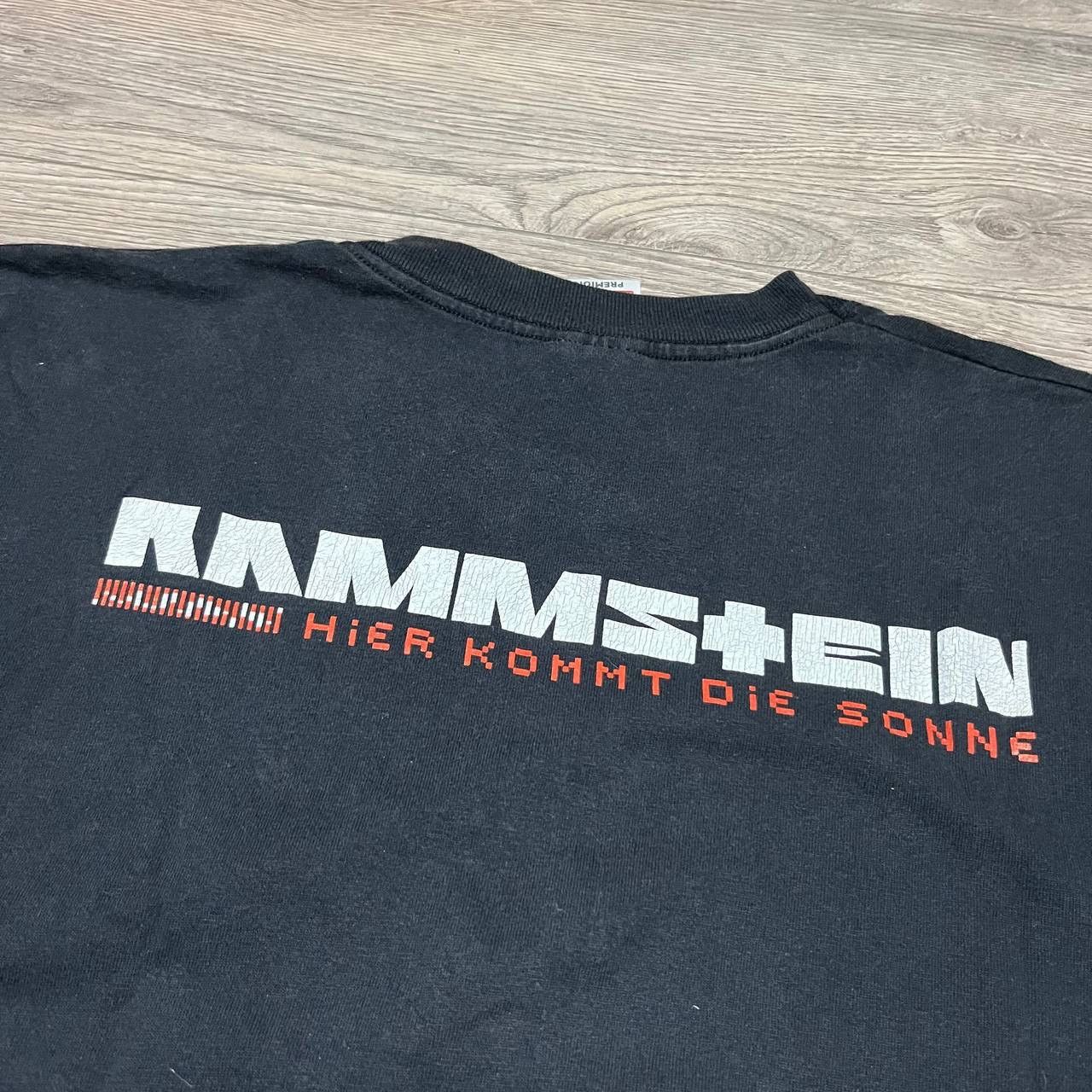 Vintage Rammstein T-Shirt Vintage Merch Fruit of the loom 2000 Size US XL / EU 56 / 4 - 11 Thumbnail