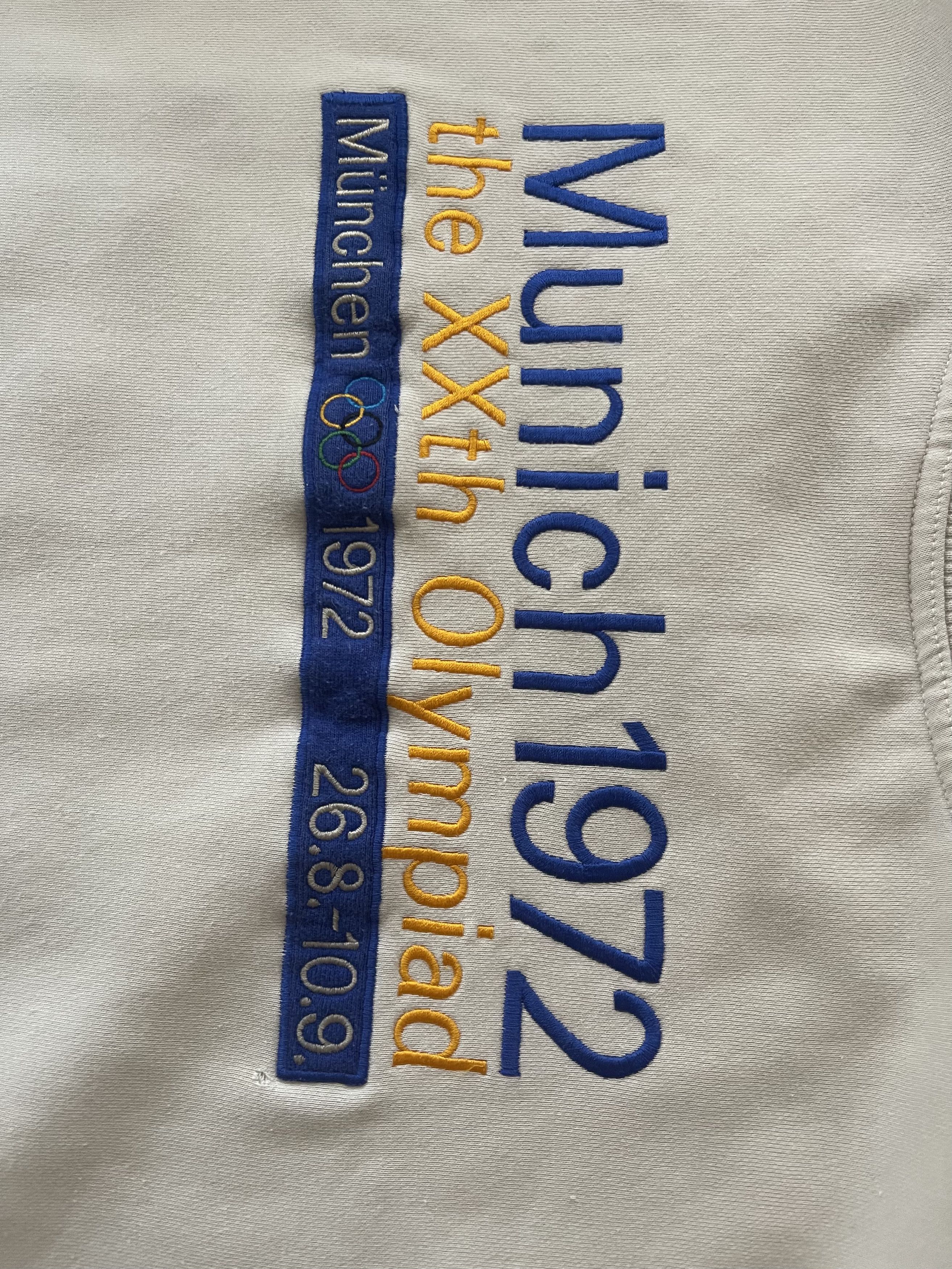Adidas Adidas Sweatshirt Olympische Spiele München 1972 Embroidery Size US L / EU 52-54 / 3 - 4 Thumbnail