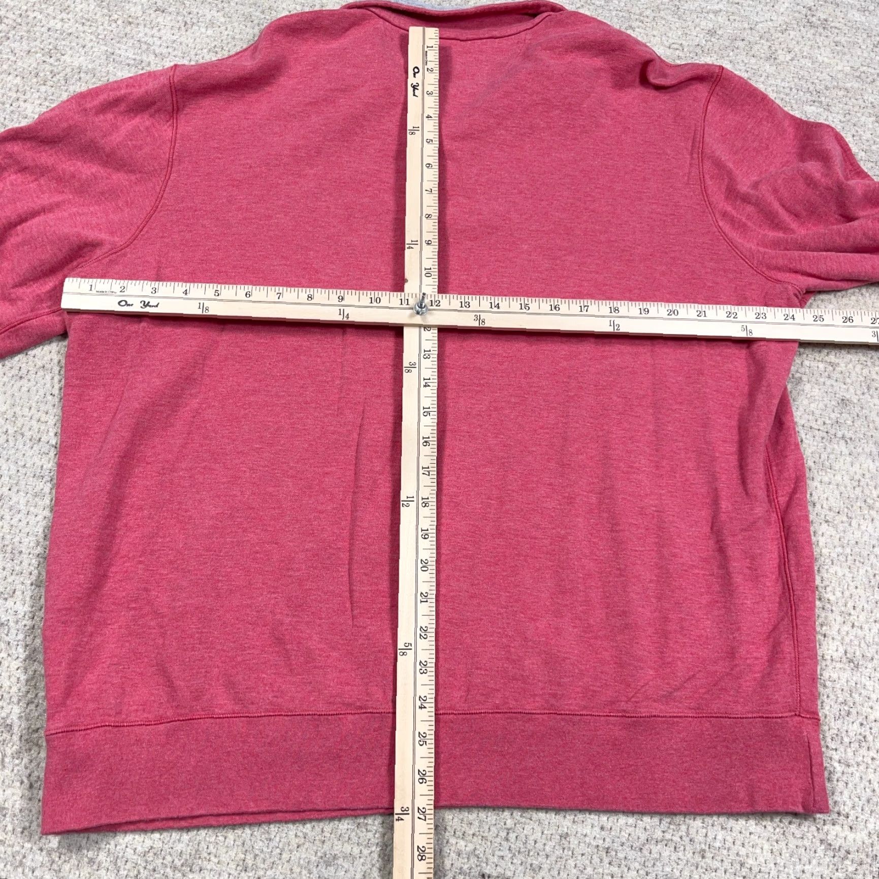 Polo Ralph Lauren Polo Ralph Lauren Sweater Men XL Pink Blue Pullover Quarter Zip PRL Shirt Pullover Mens Size US XL / EU 56 / 4 - 7 Thumbnail