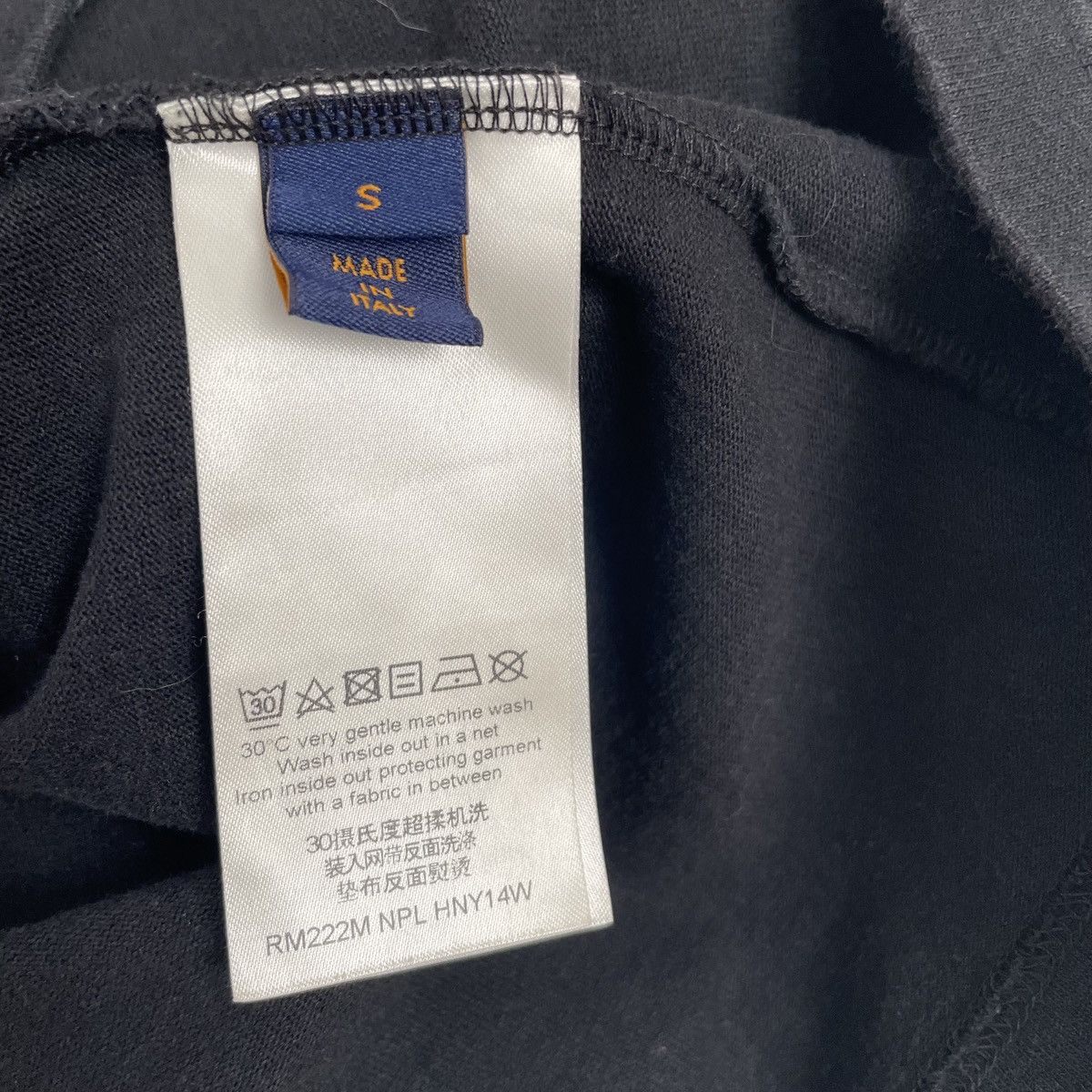 Louis Vuitton Louis Vuitton Black Printed T-Shirt K26WX Size S / US 4 / IT 40 - 6 Thumbnail