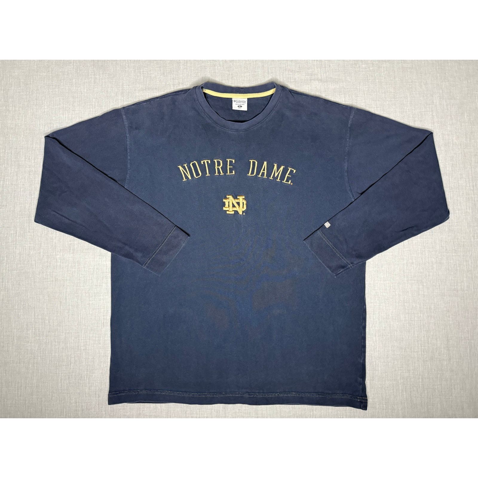Columbia Columbia Notre Dame Heavyweight Long Sleeve Shirt XL Size US XL / EU 56 / 4 - 1 Thumbnail