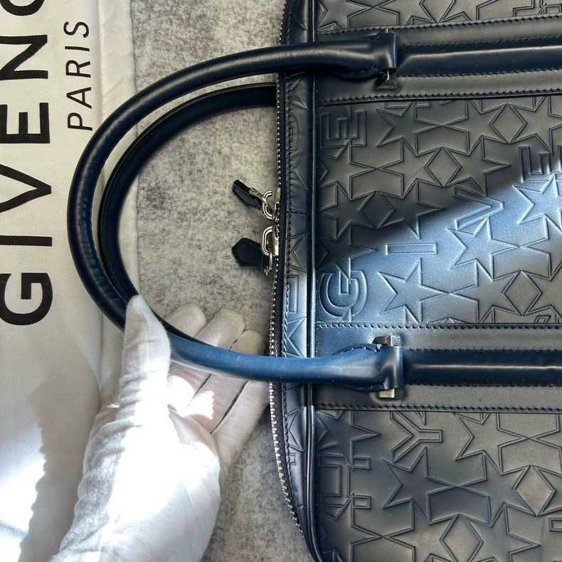 Givenchy Black Star Pattern Briefcase 2506-Nextarrow
