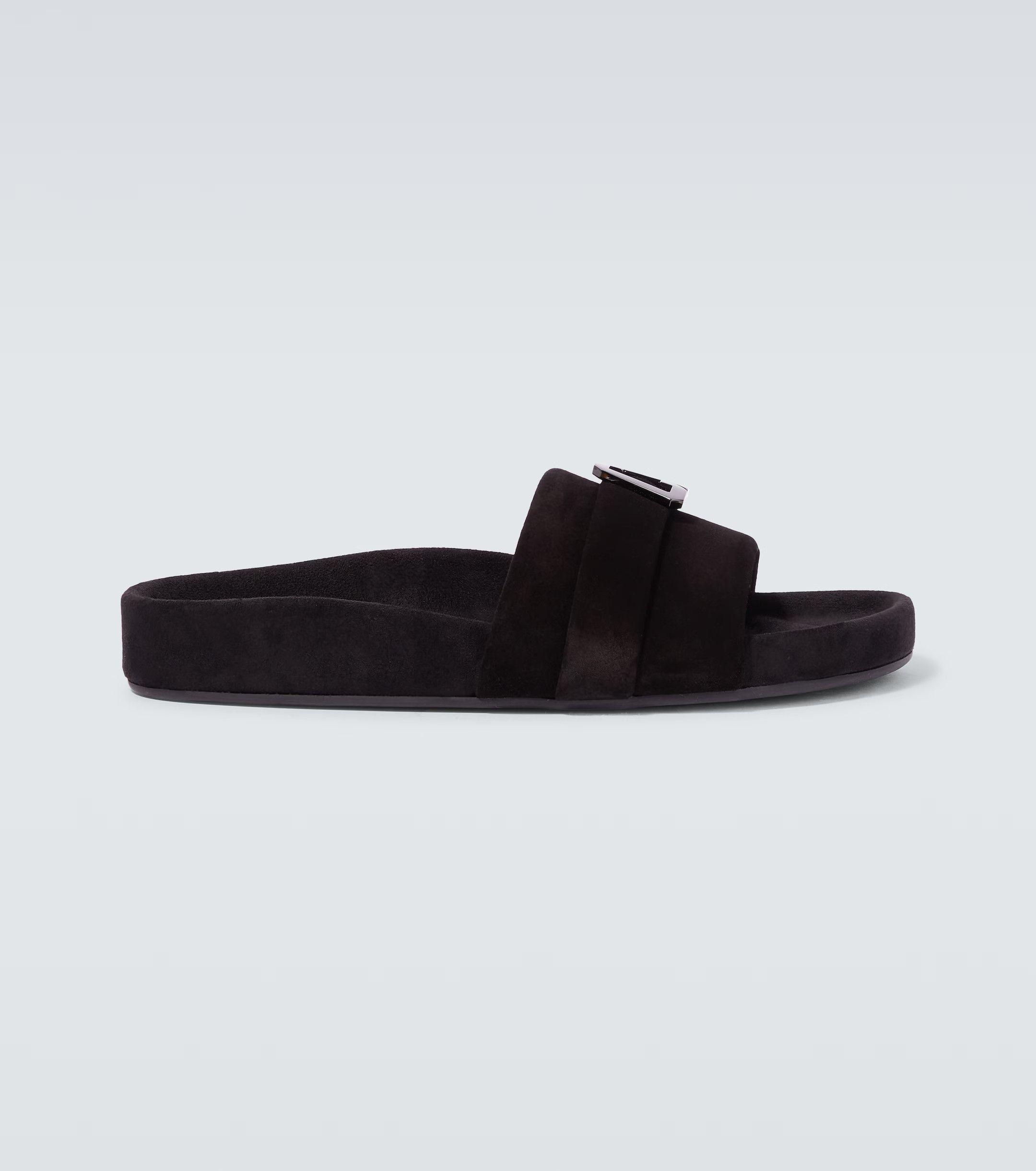 Christian Louboutin o1s1wg110924 Varsimule Bizz Sandals in Black Size US 9 / EU 42 - 1 Thumbnail
