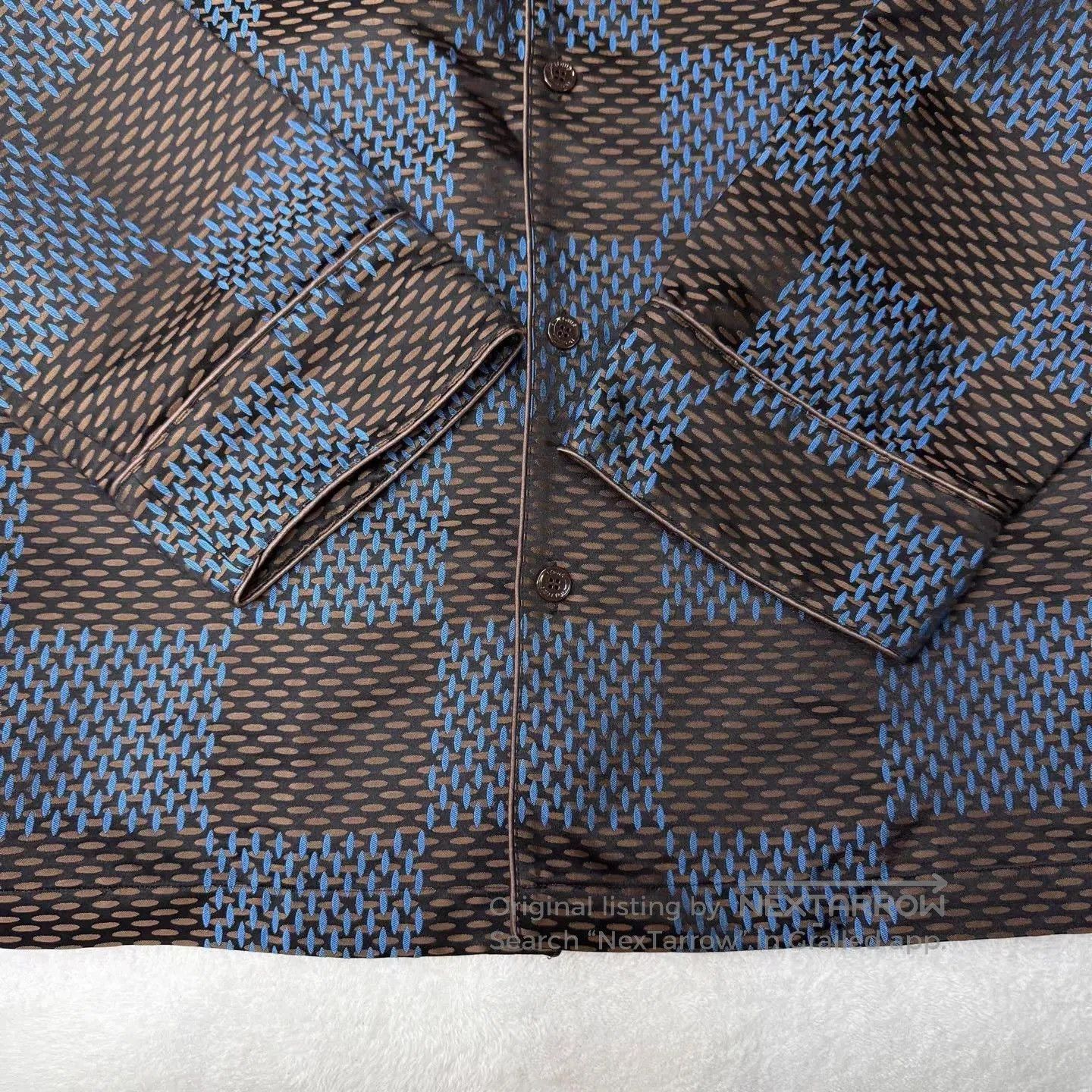 Louis Vuitton Multi Checkered Long Sleeve Button. Size US XL / EU 56 / 4 - 4 Thumbnail