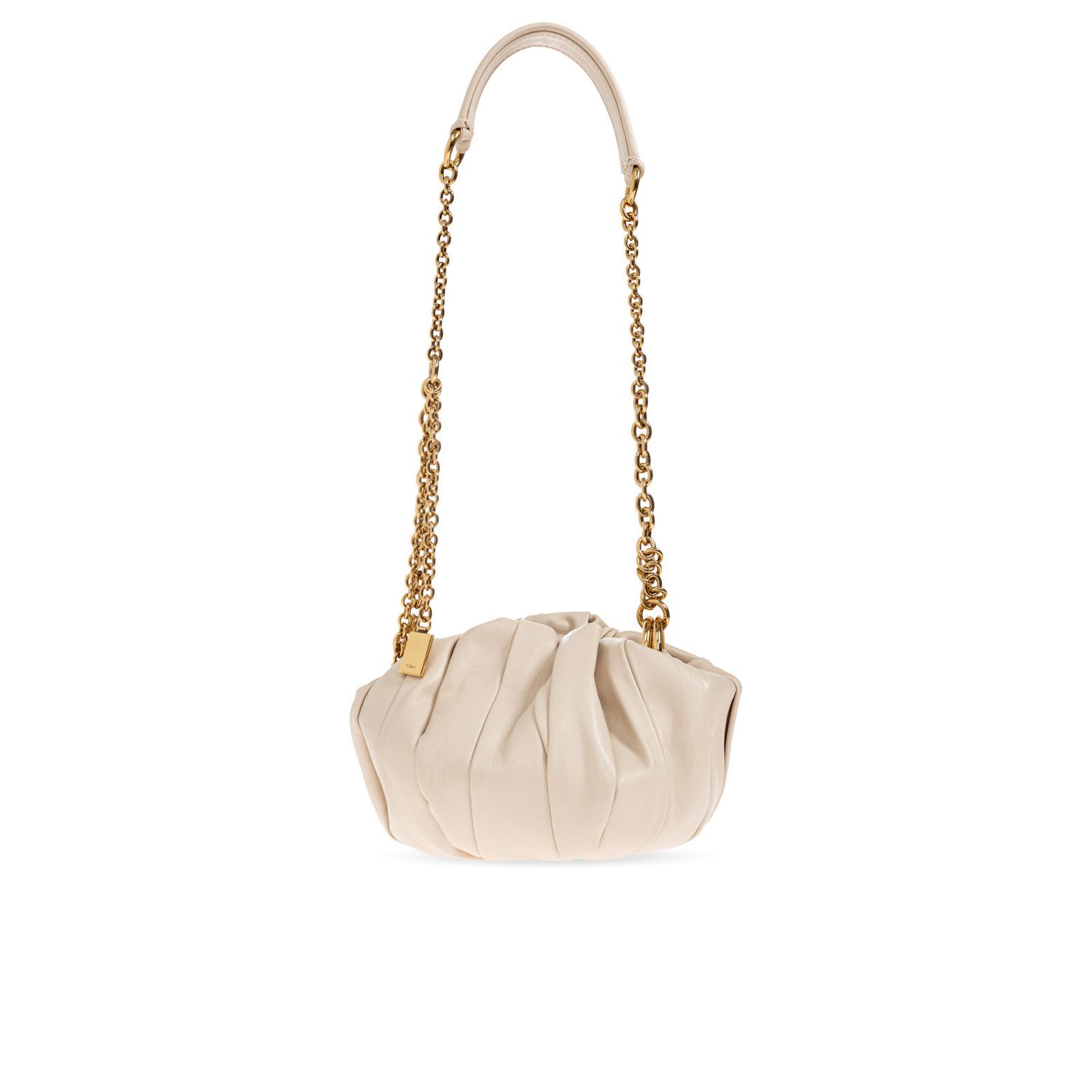 Chloe Chloe Plisse Beige Shoulder Bag New & Authentic Size ONE SIZE - 2 Thumbnail