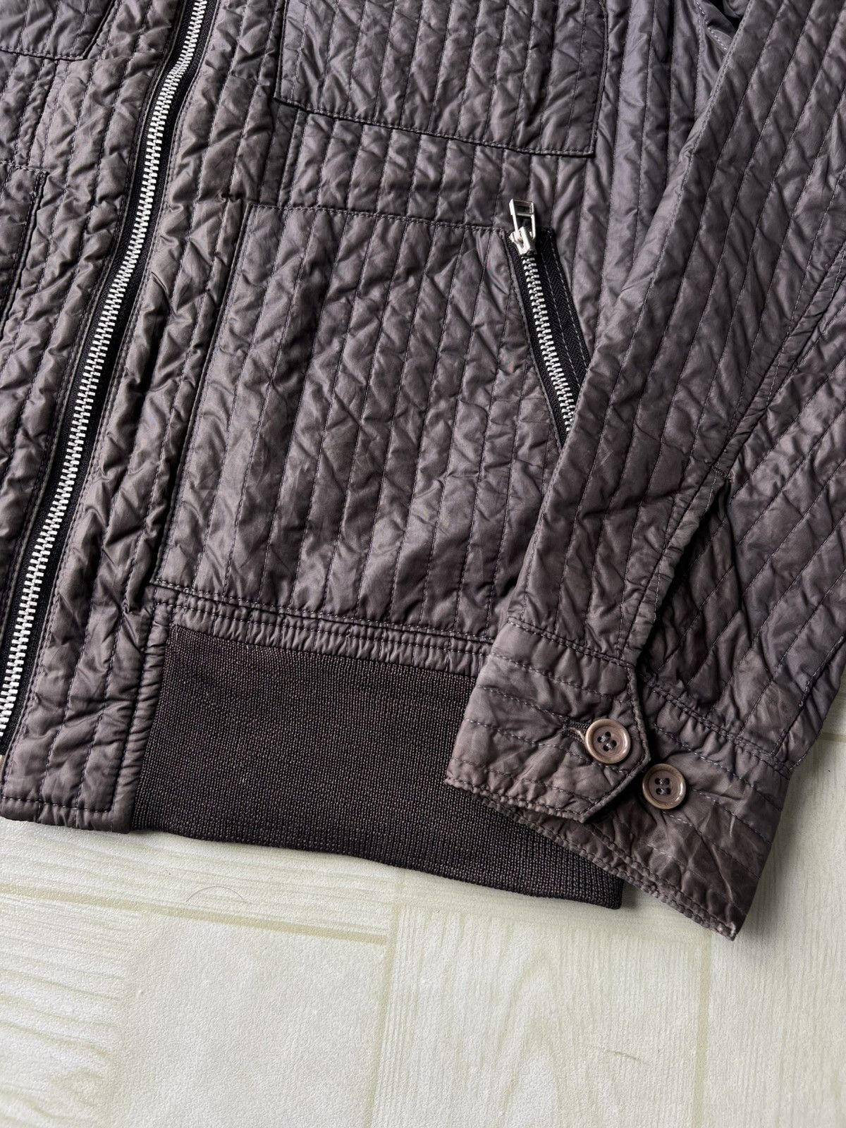 Issey Miyake OG Issey Miyake Men Bondage Zipper Pocket Quilted Bomber Jkt Size US M / EU 48-50 / 2 - 4 Thumbnail
