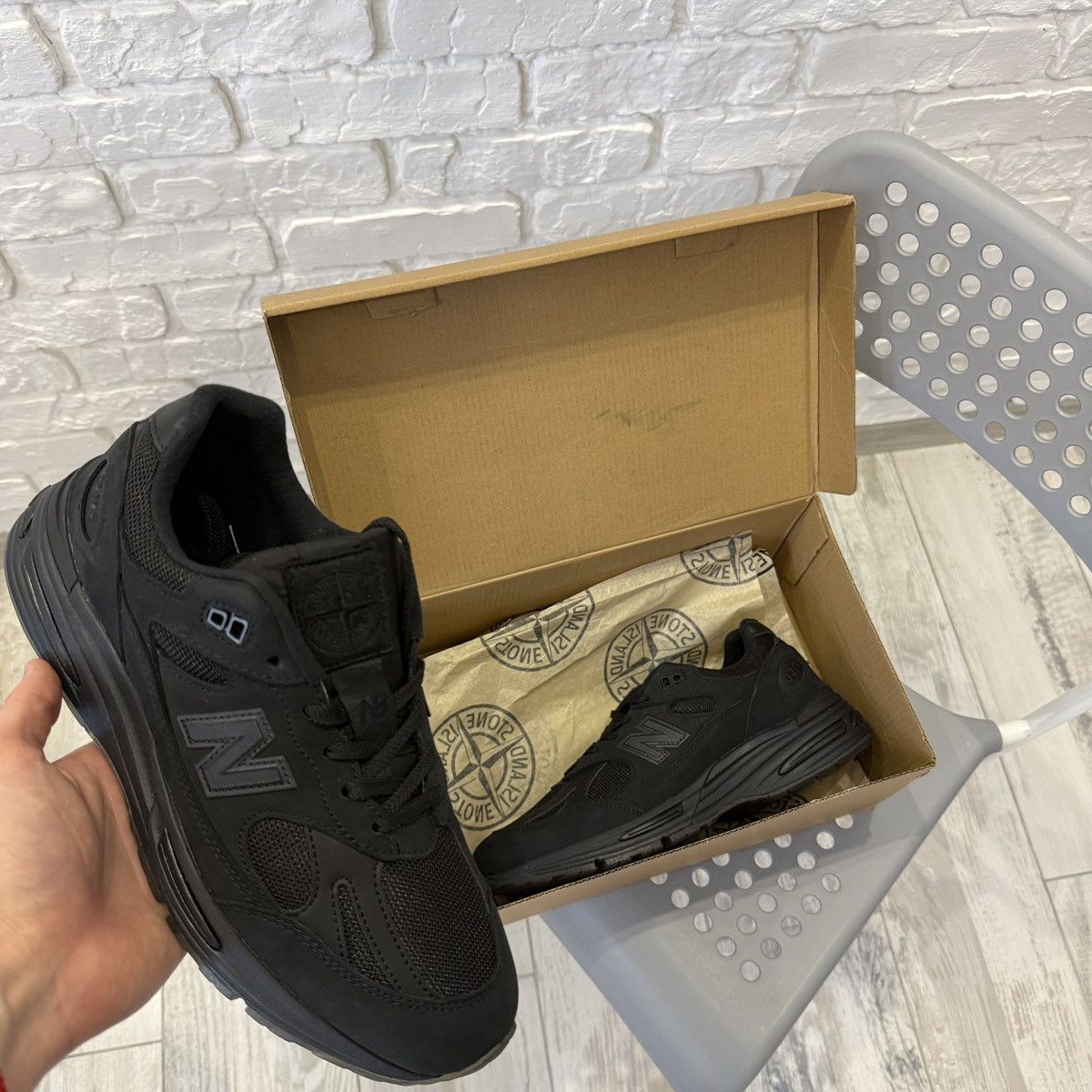 New Balance × Stone Island New Balance x Stone Island u991sk2 Size US 9 / EU 42 - 3 Thumbnail