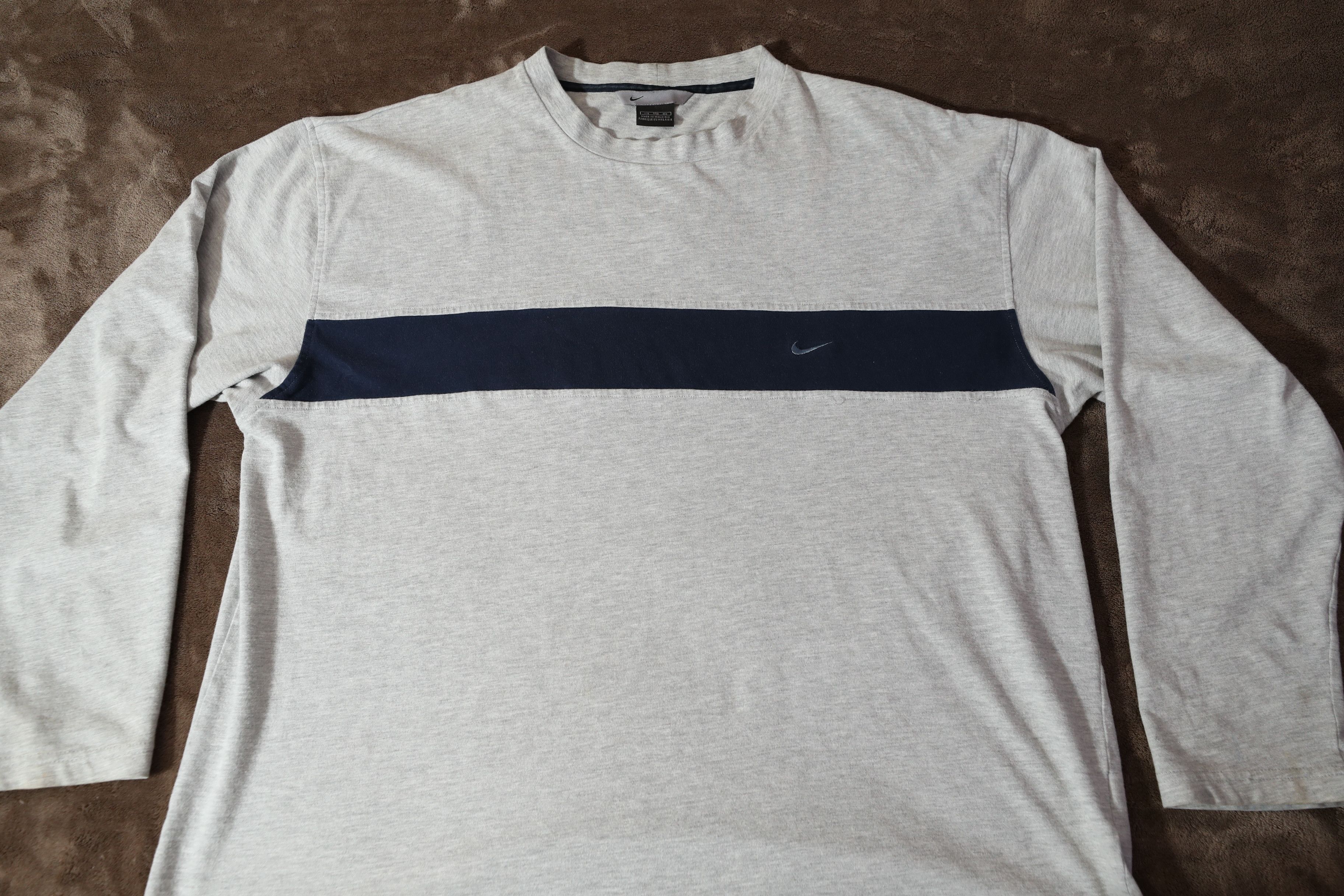 Nike Vintage Y2K Nike Mini Swoosh Long Sleeve (XXL) Size US XXL / EU 58 / 5 - 3 Thumbnail