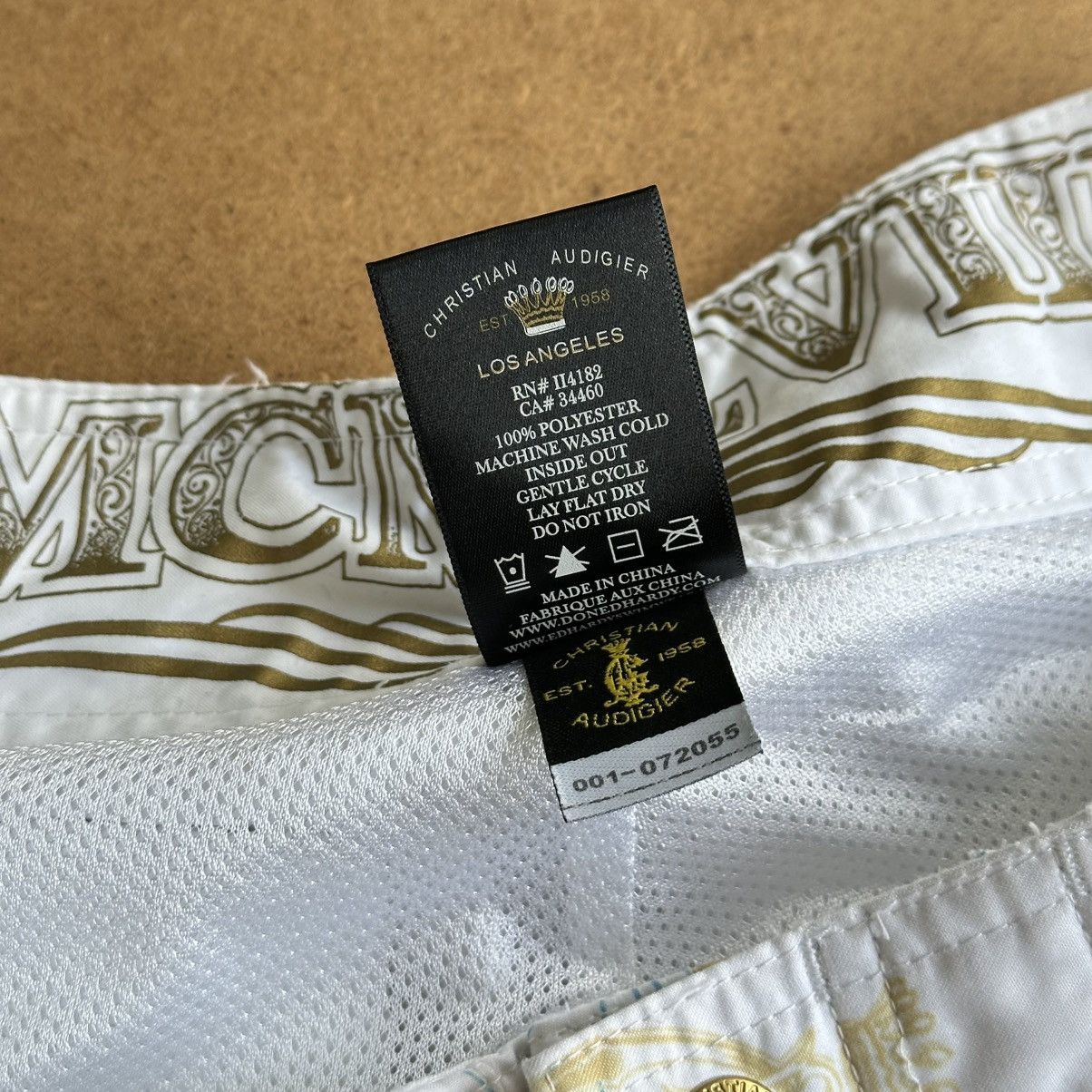 Christian Audigier Vintage y2k Ed Hardy by Christian Audigier Shorts Size US 31 - 10 Thumbnail