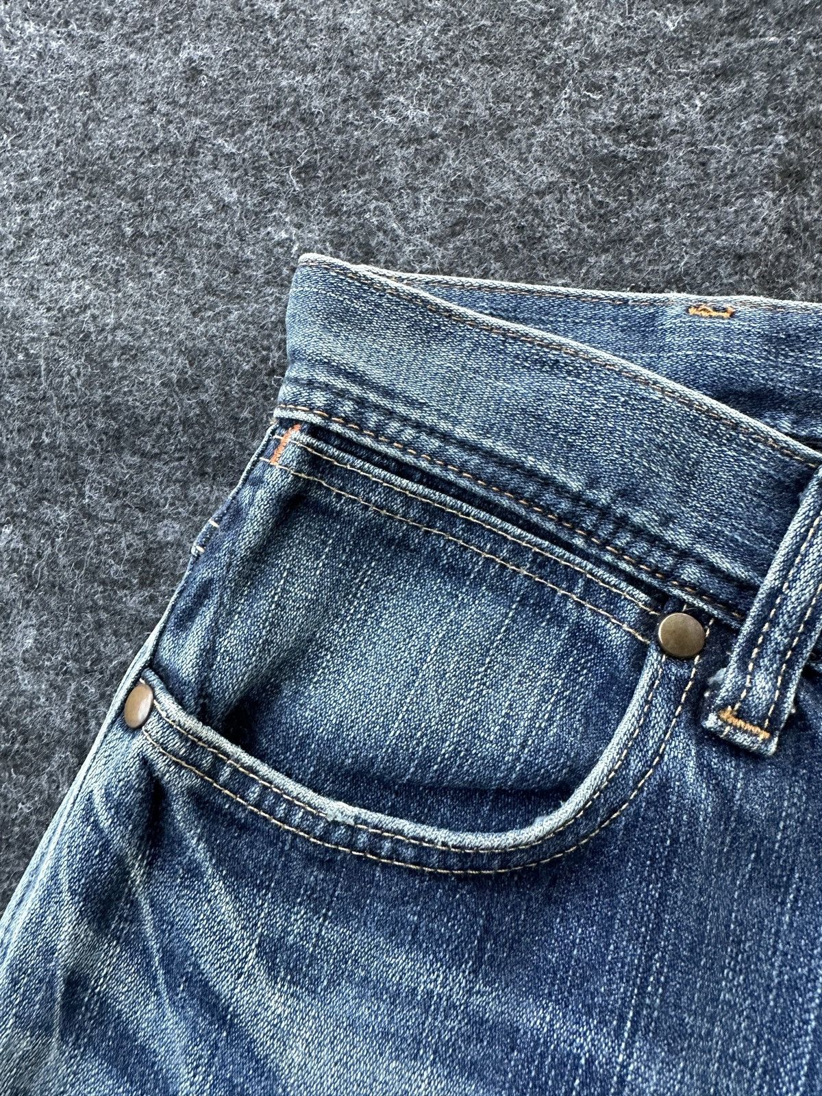 Wrangler Wrangler Flare Faded Washed Vintage Denim D356 Size US 29 - 13 Thumbnail