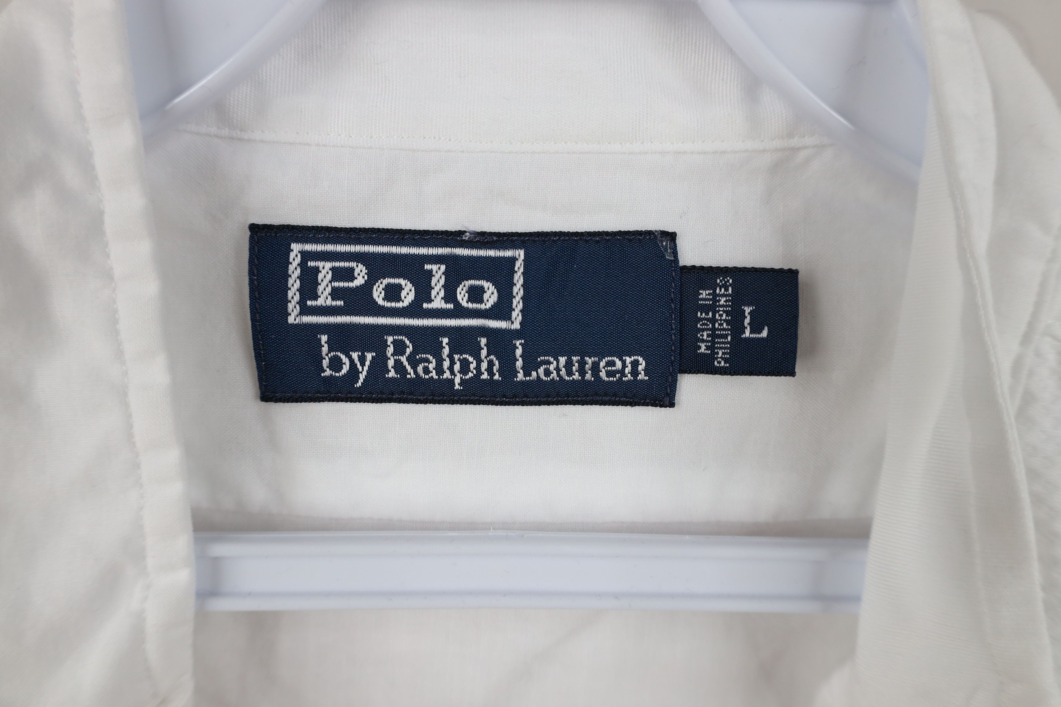 Ralph Lauren Vintage 90s Ralph Lauren Tuxedo Button Dress Shirt White Size US L / EU 52-54 / 3 - 5 Thumbnail
