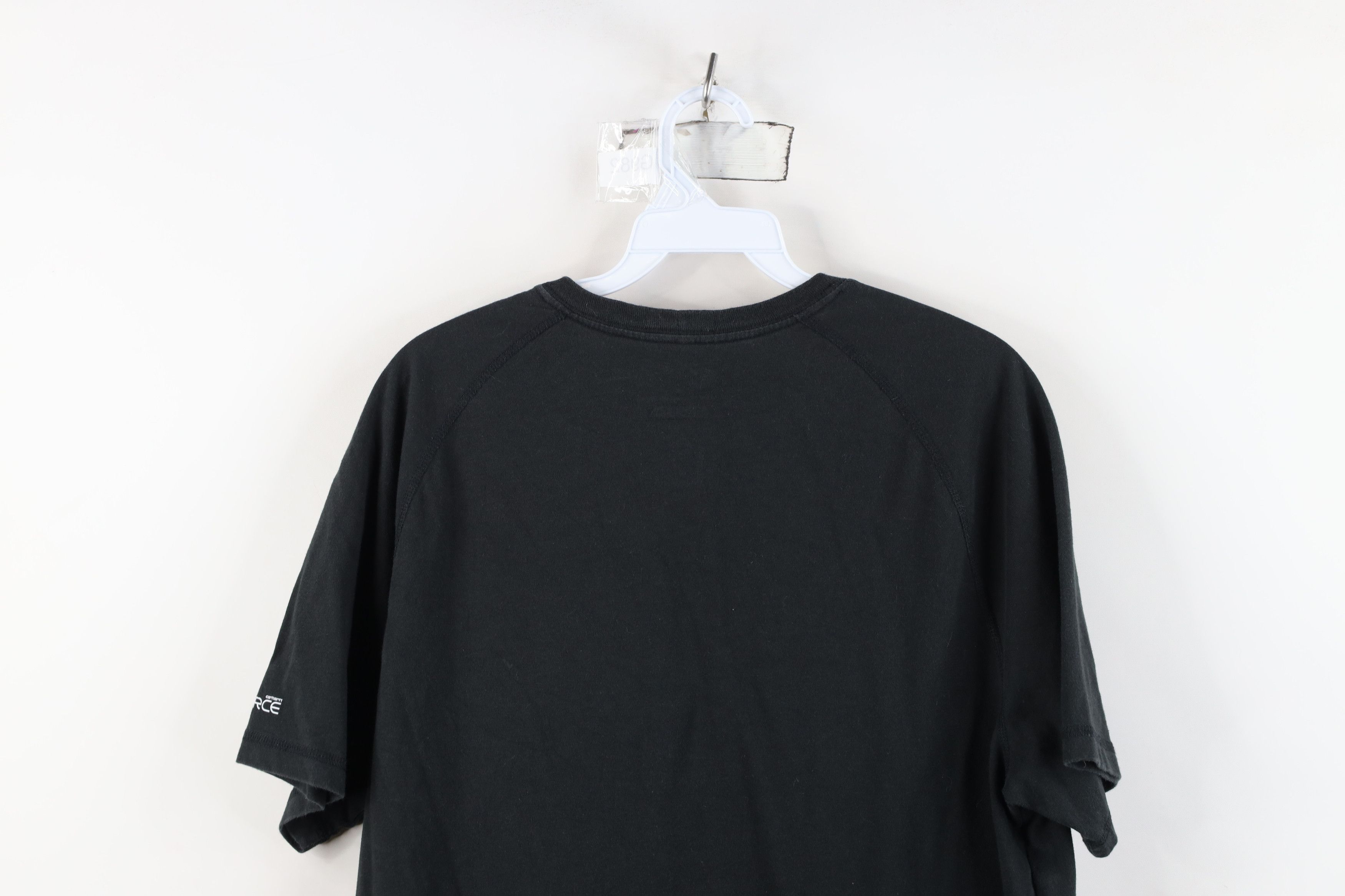 Carhartt Vintage Y2K Carhartt Spell Out Pocket T-Shirt Black Workwear Size US M / EU 48-50 / 2 - 13 Thumbnail